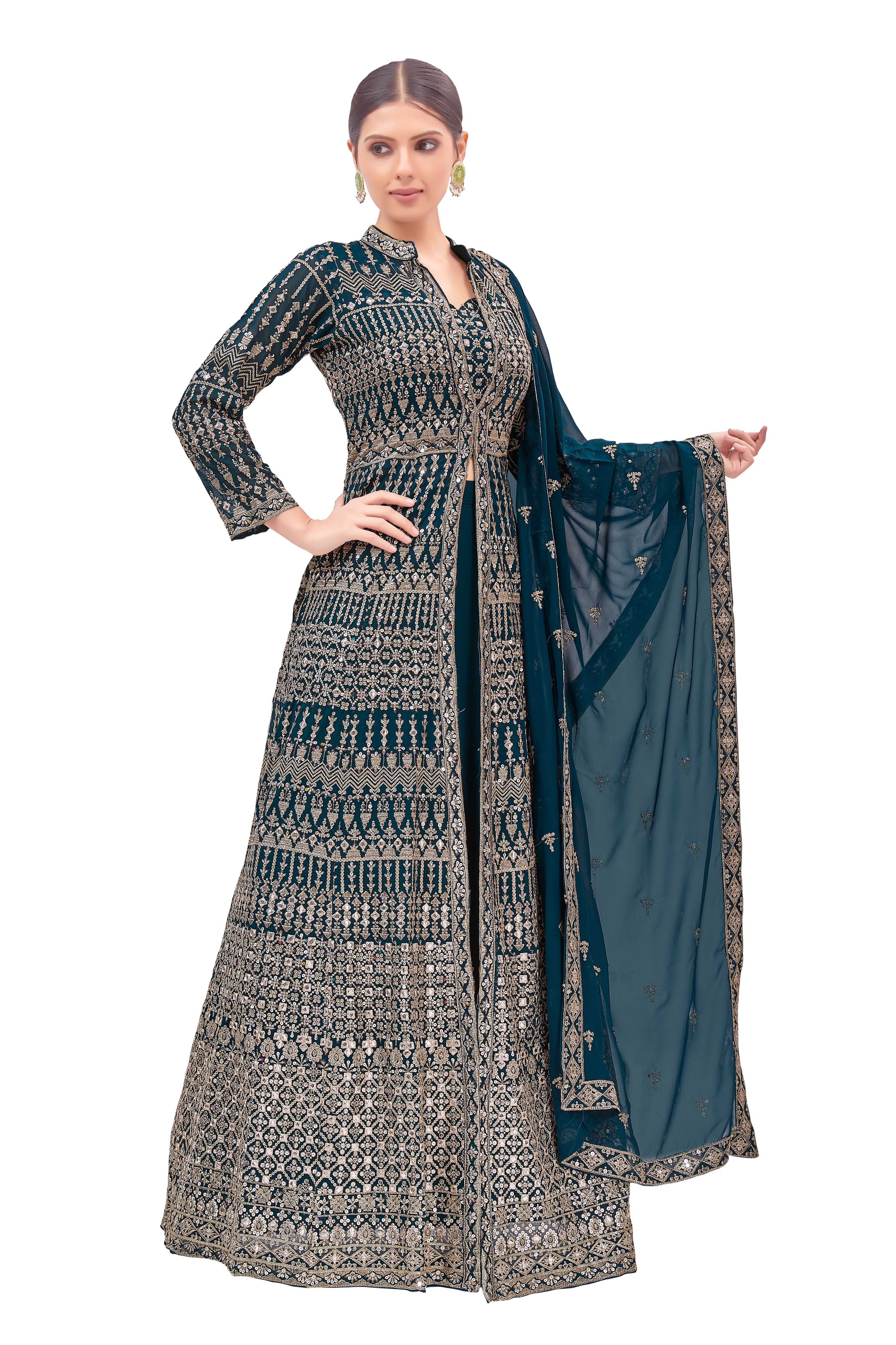 Khanak Long Top Lehenga Choli - Roop Darshan