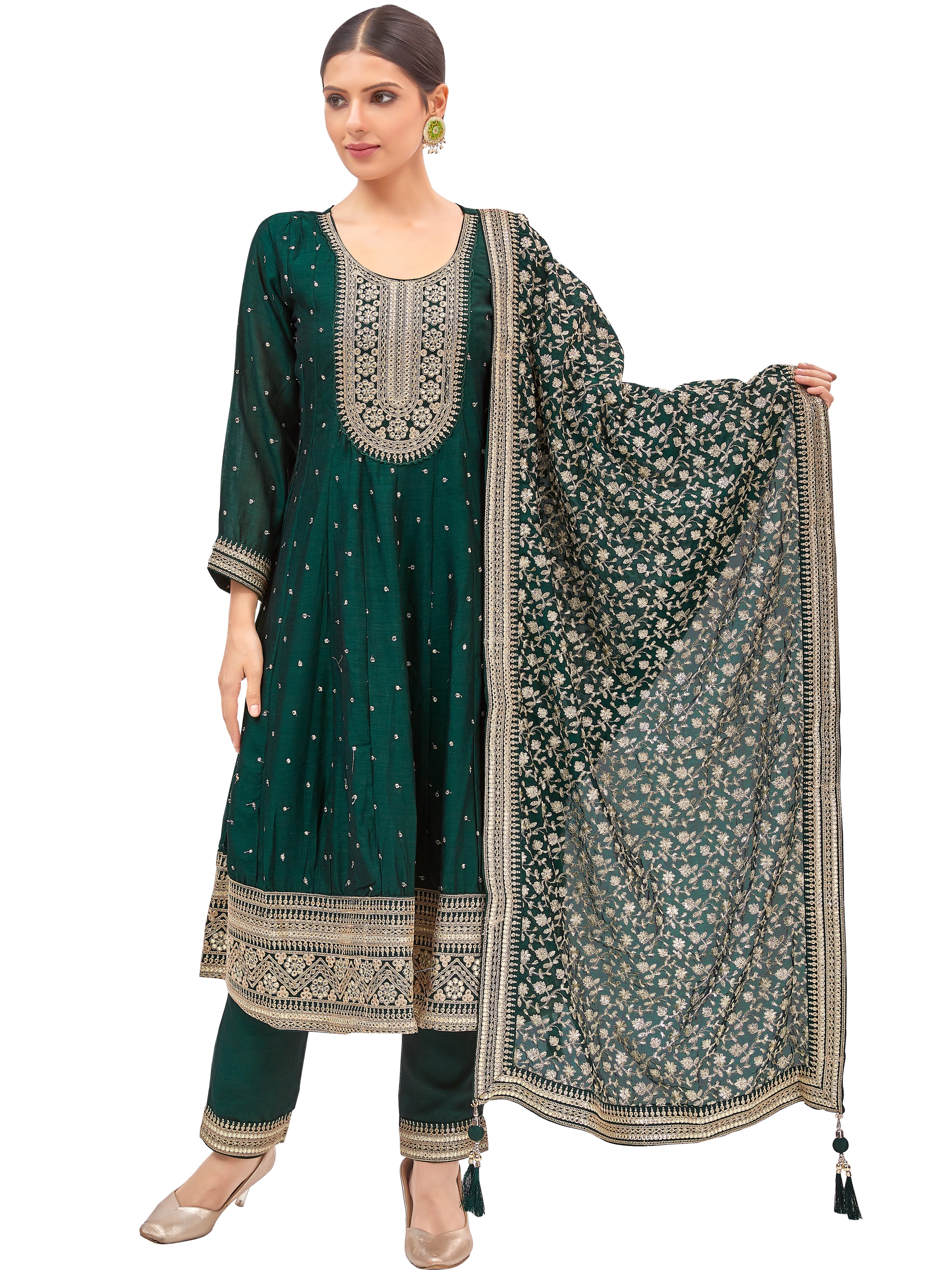 Ruhi Flair Suit - Roop Darshan