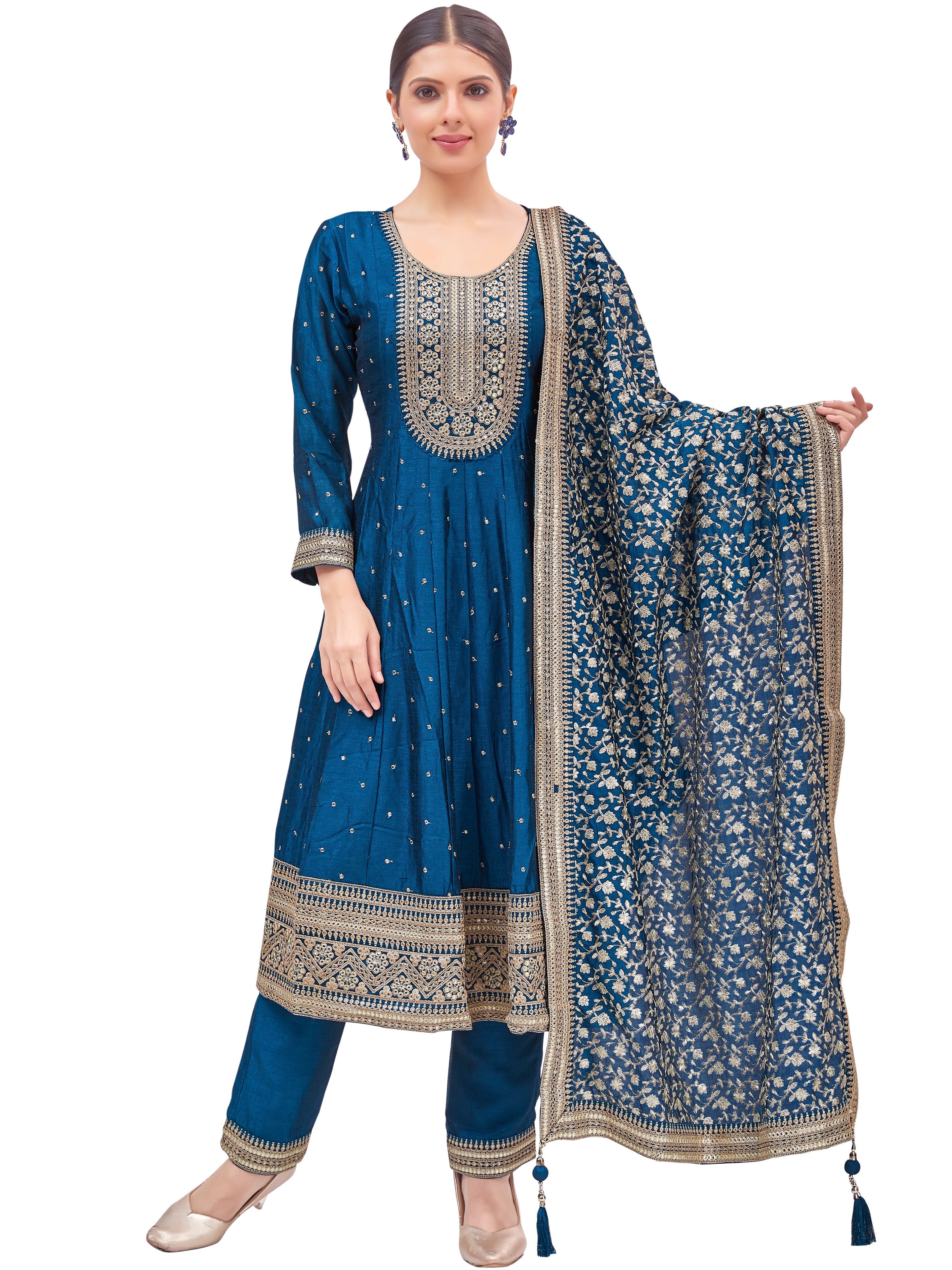 Ruhi Flair Suit - Roop Darshan