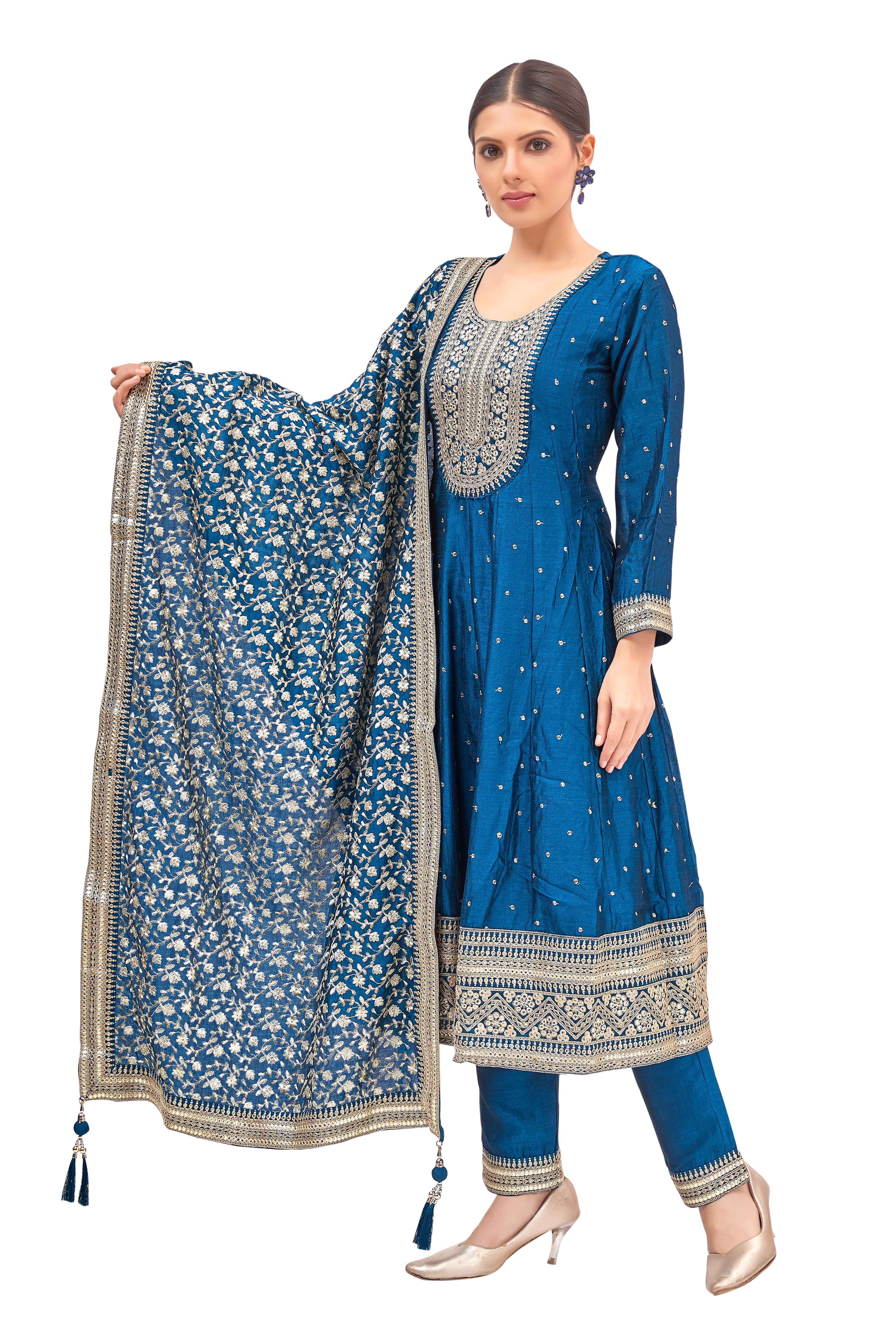 Ruhi Flair Suit - Roop Darshan