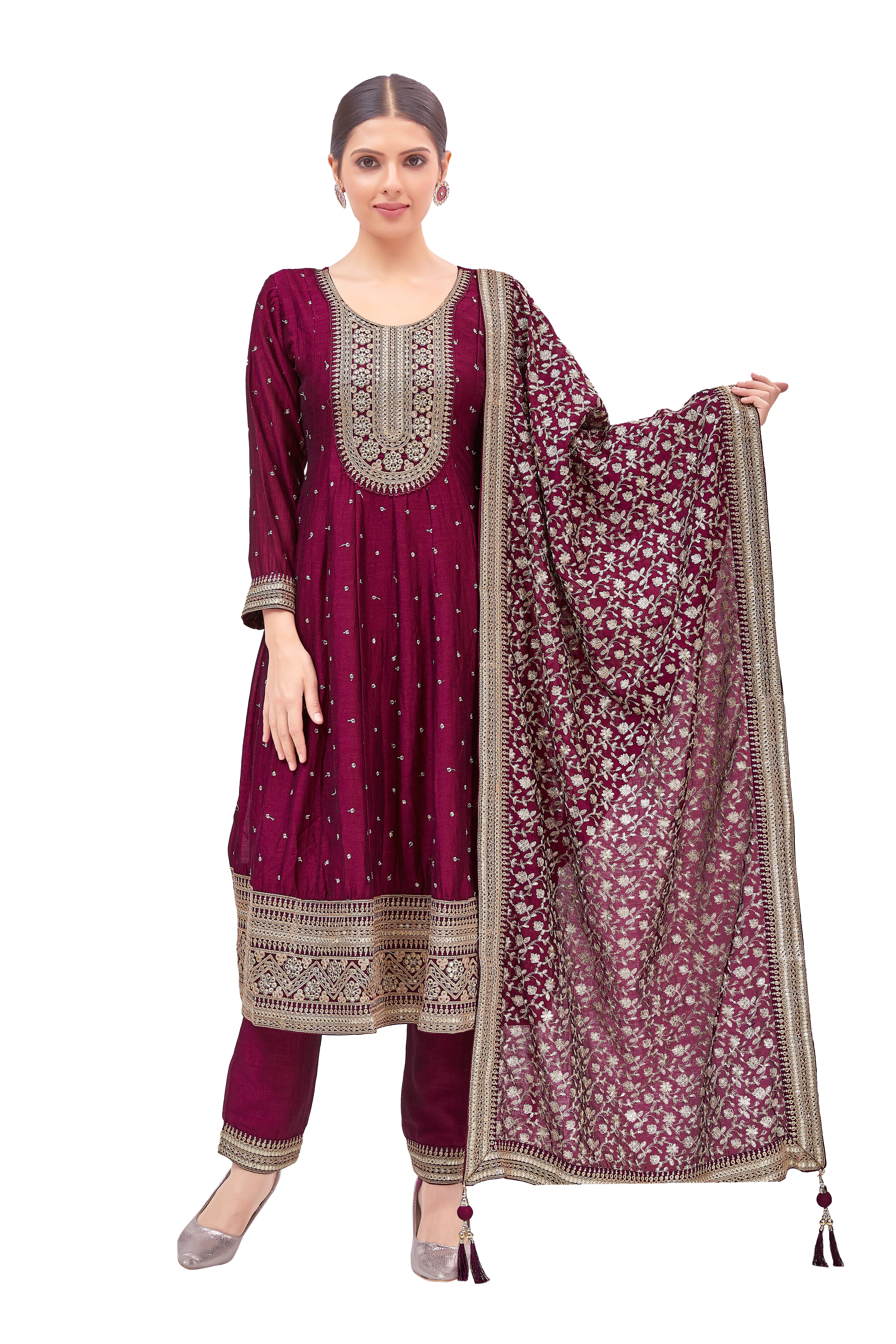 Ruhi Flair Suit - Roop Darshan