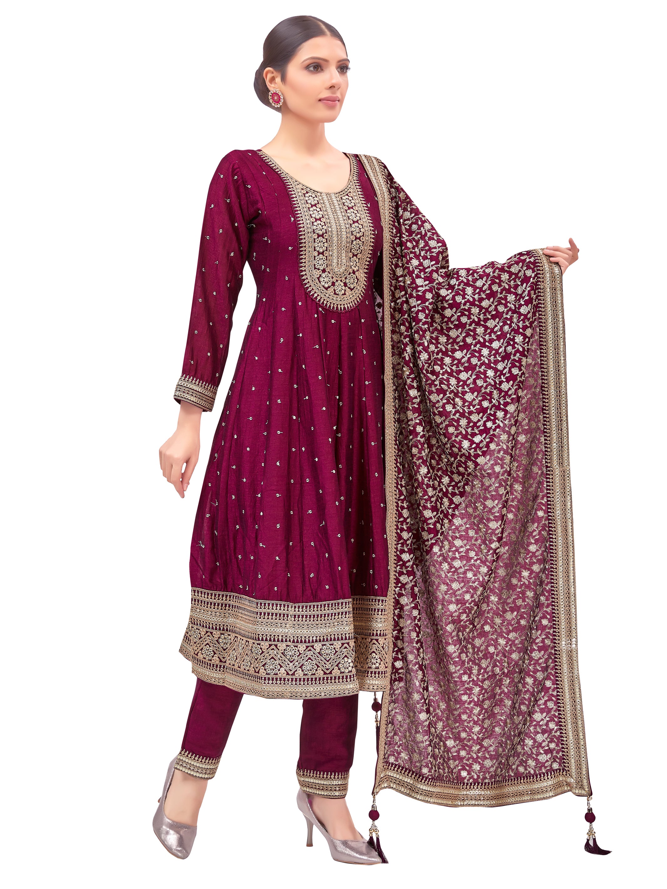 Ruhi Flair Suit - Roop Darshan