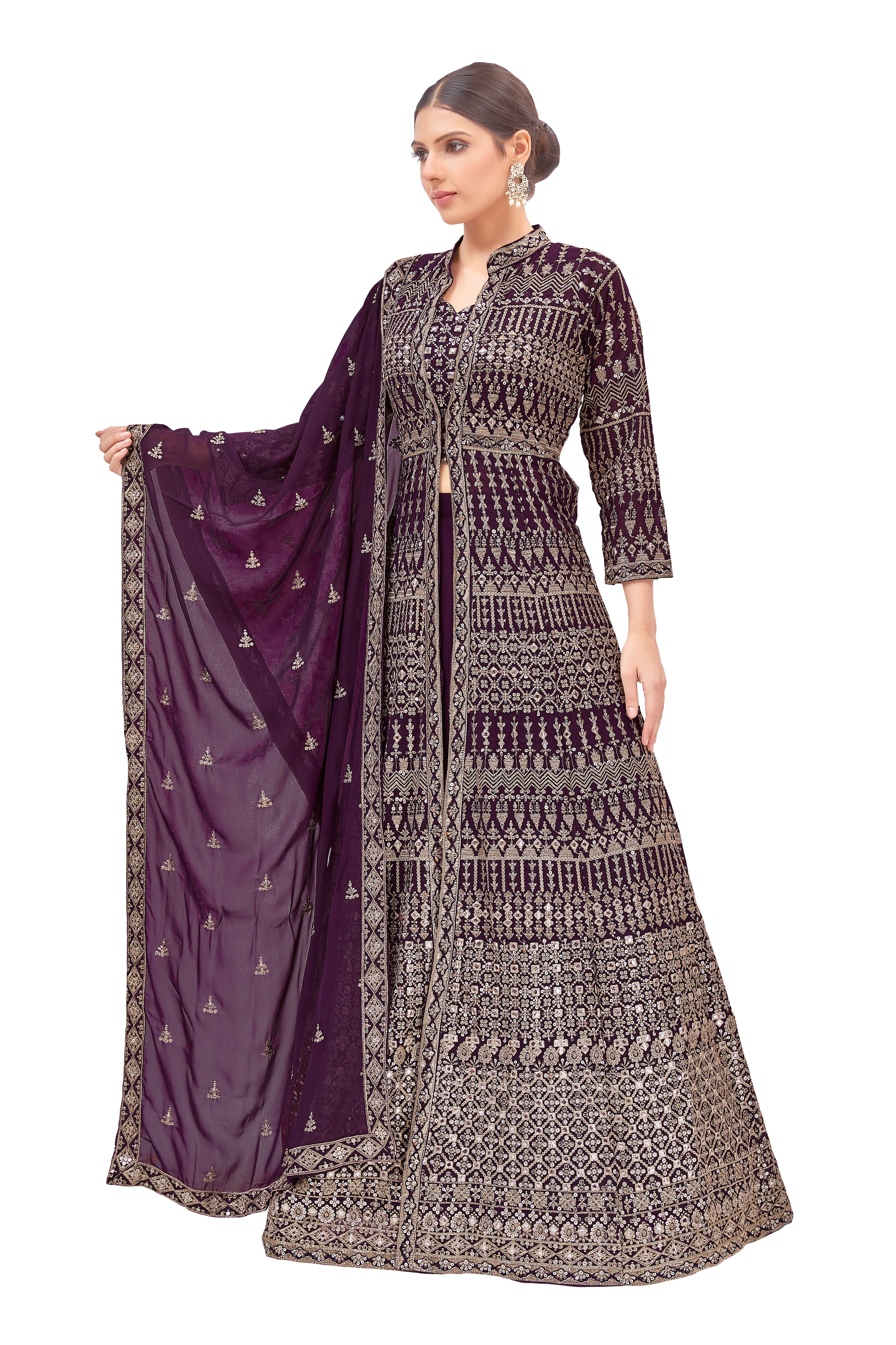 Khanak Long Top Lehenga Choli - Roop Darshan