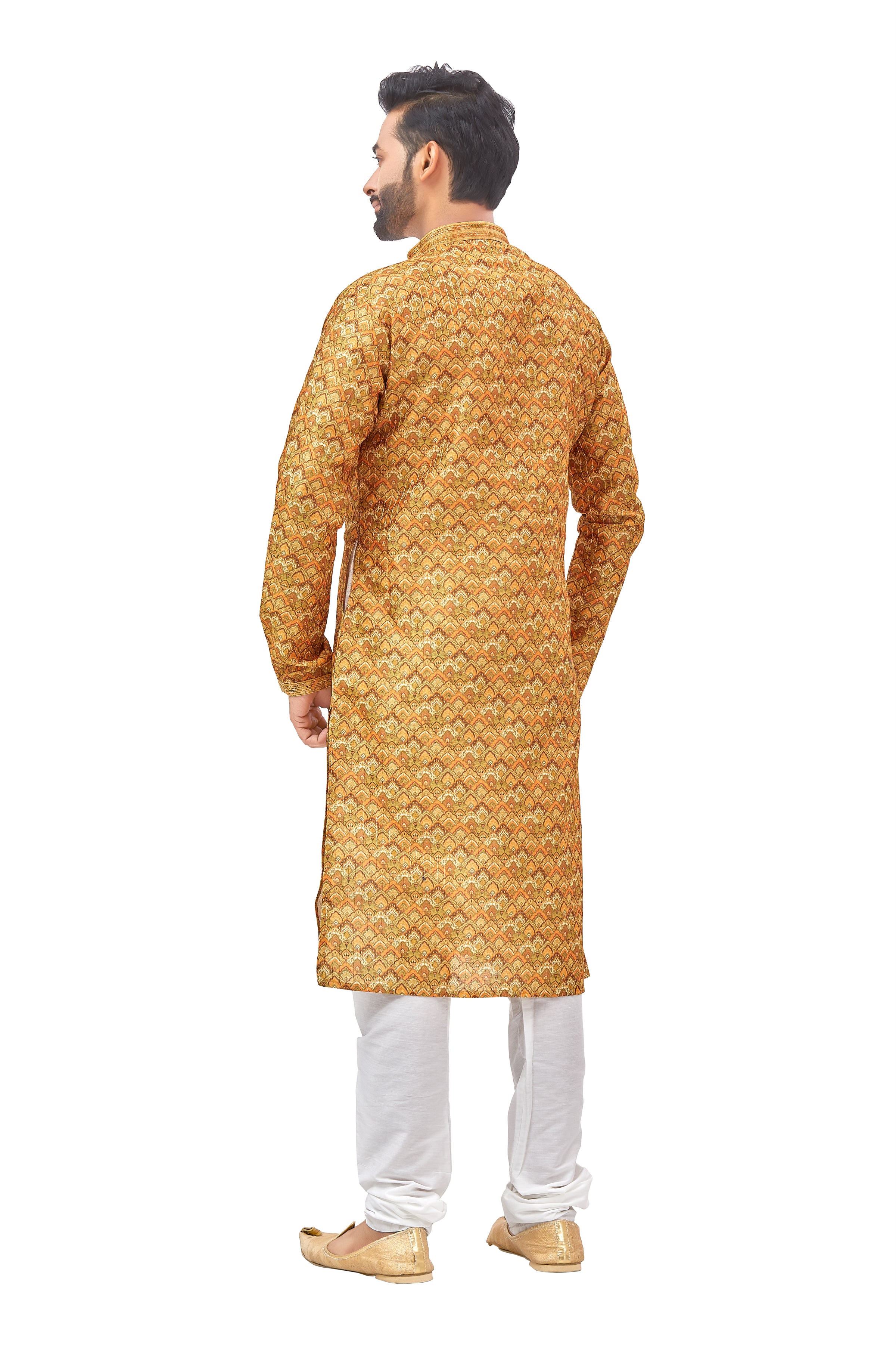 Mens Printed Kurta Set - Roop Darshan