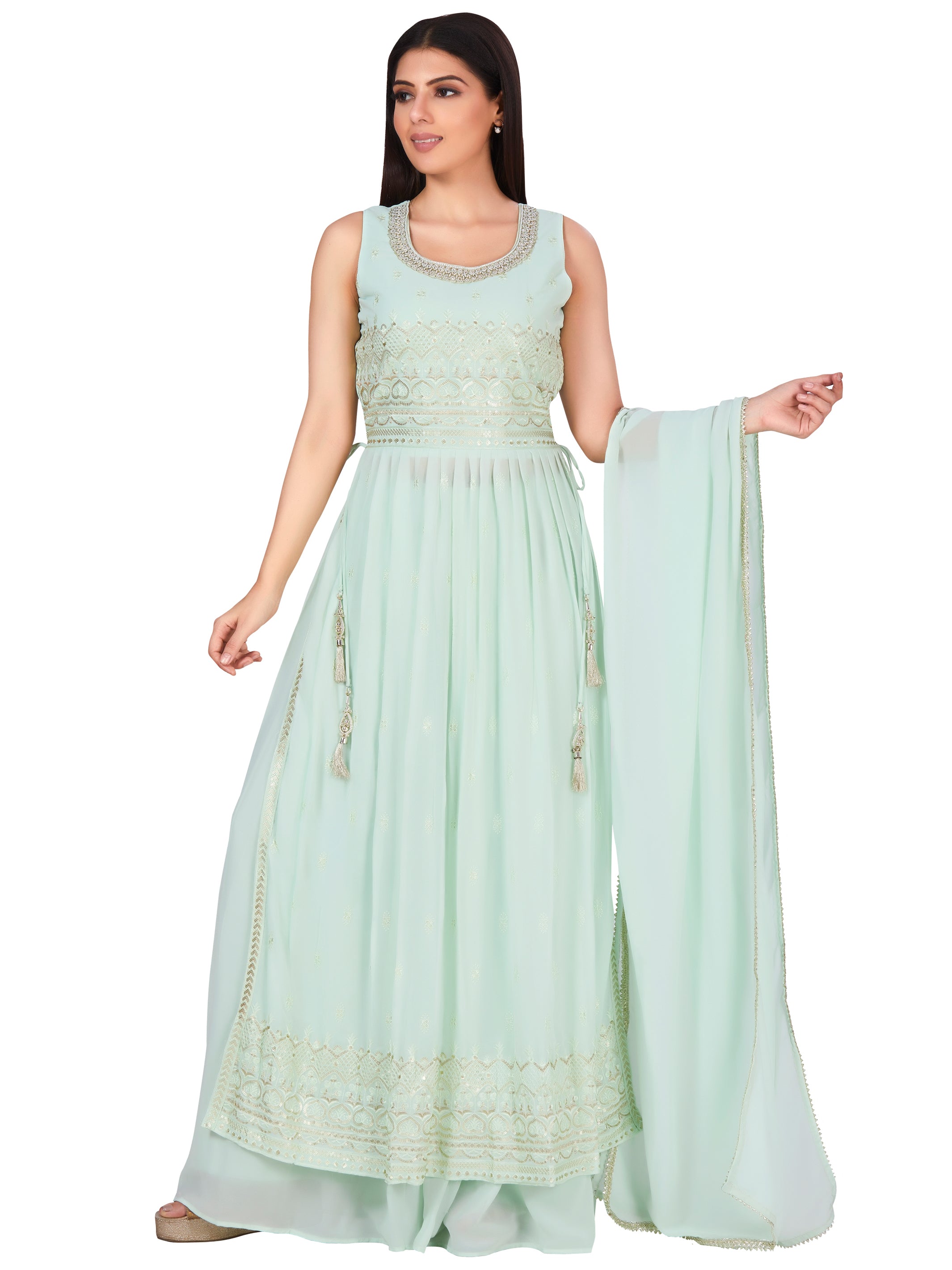 Brinda Palazzo Suit - Roop Darshan