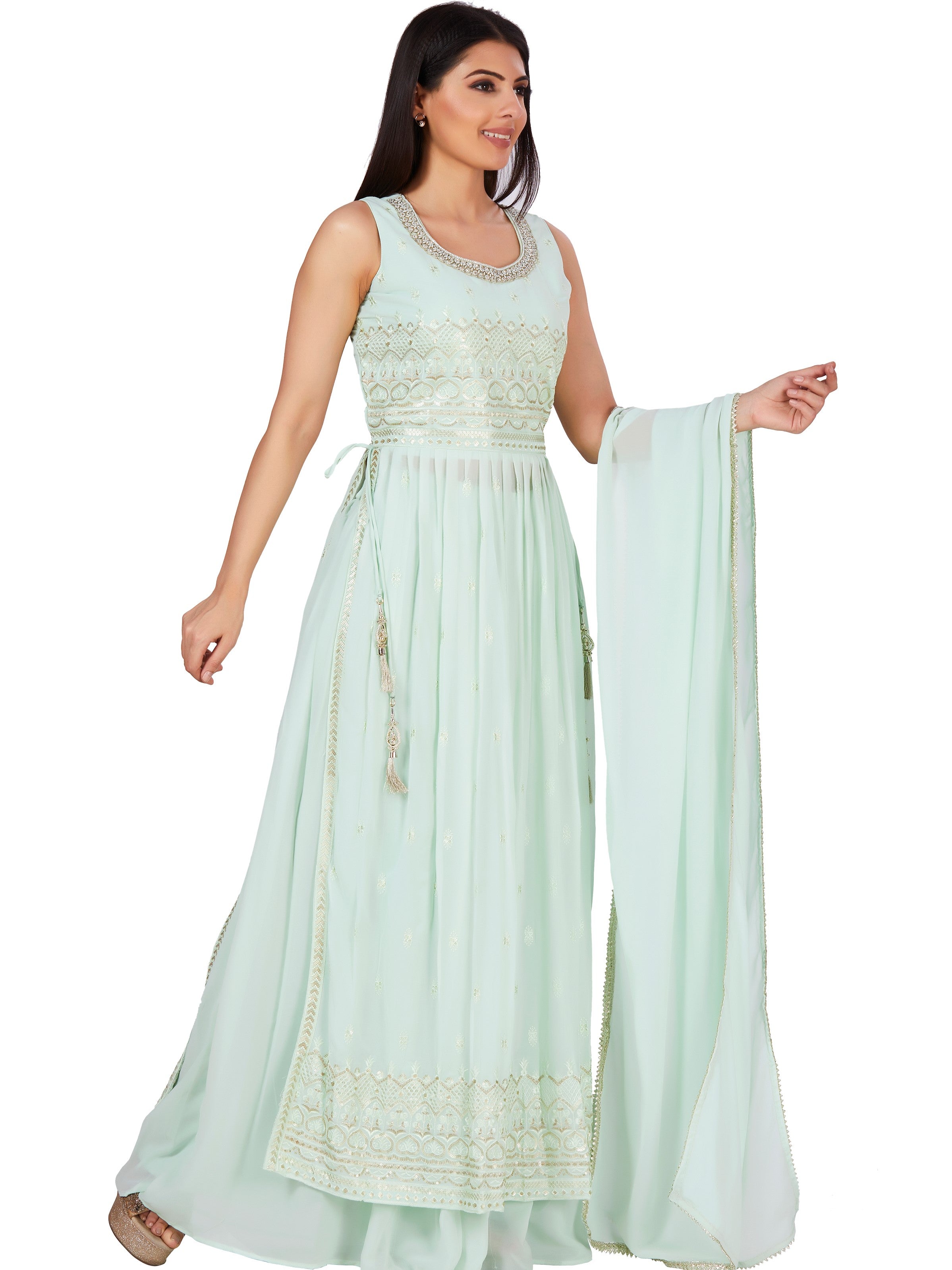 Brinda Palazzo Suit - Roop Darshan
