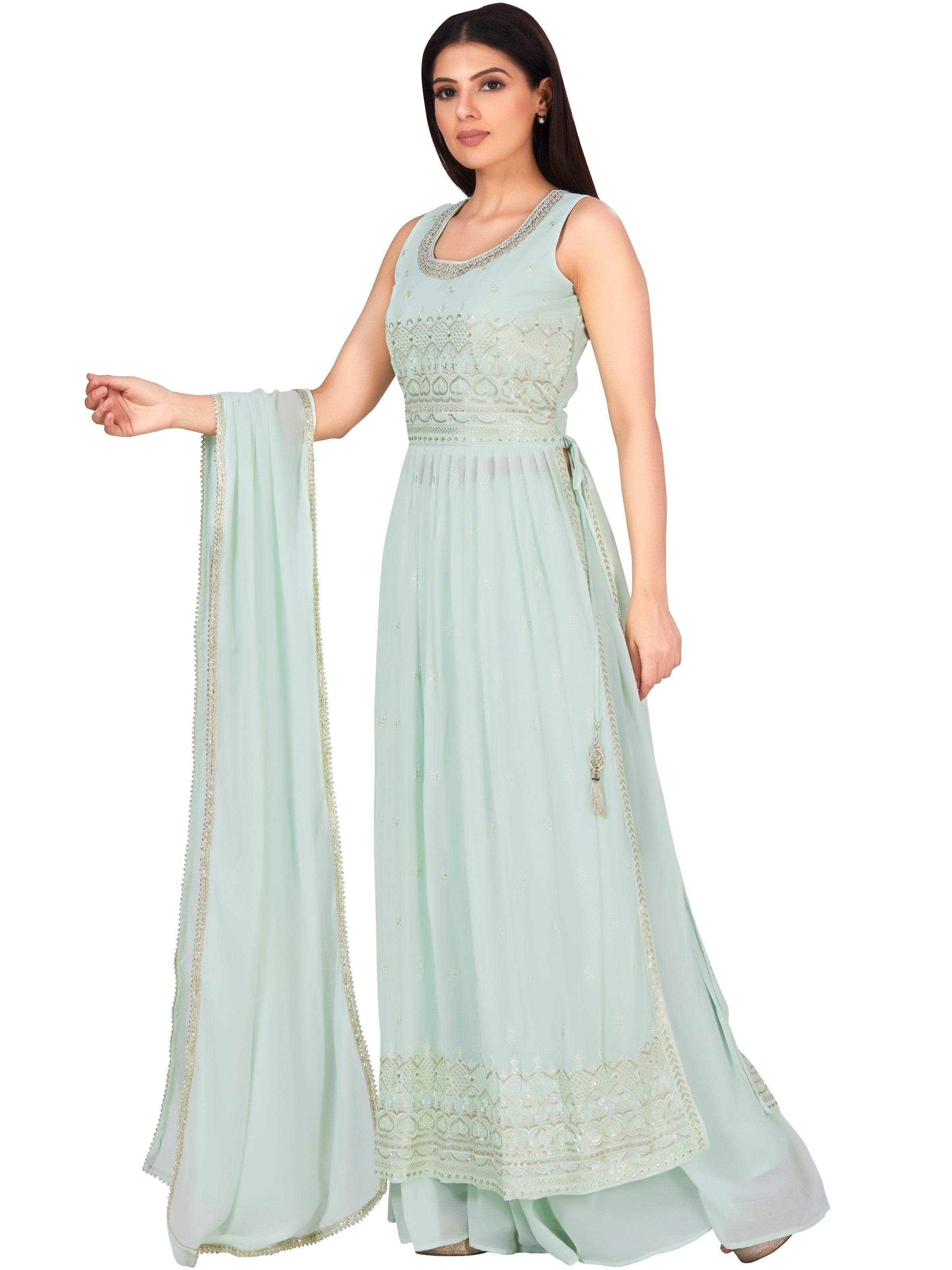 Brinda Palazzo Suit - Roop Darshan
