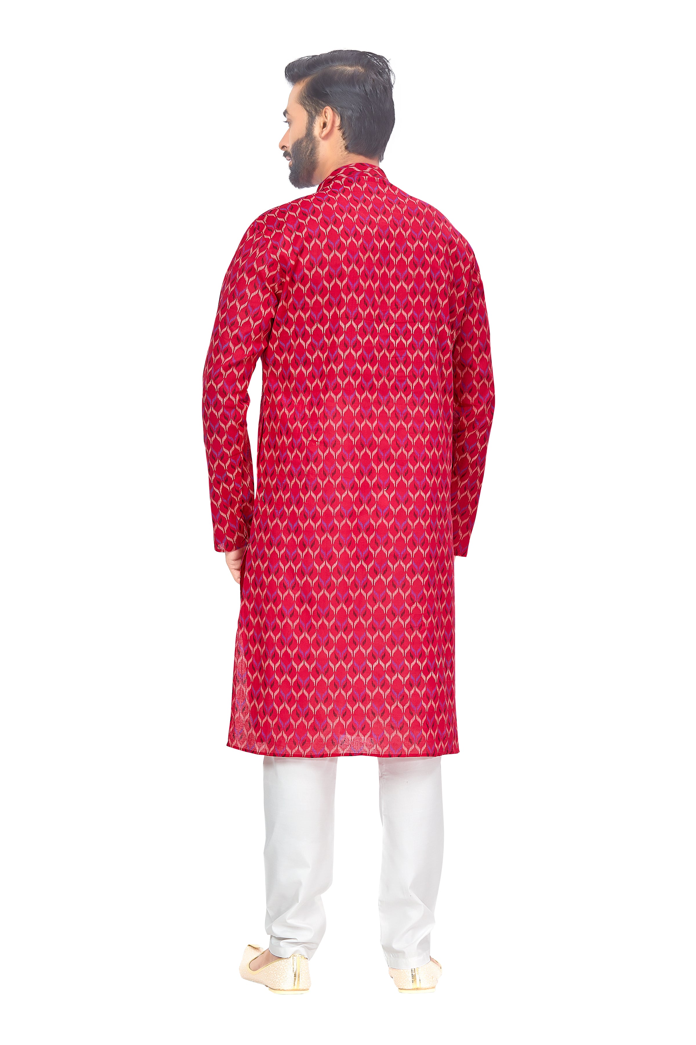 Mens Printed Kurta Set - Roop Darshan
