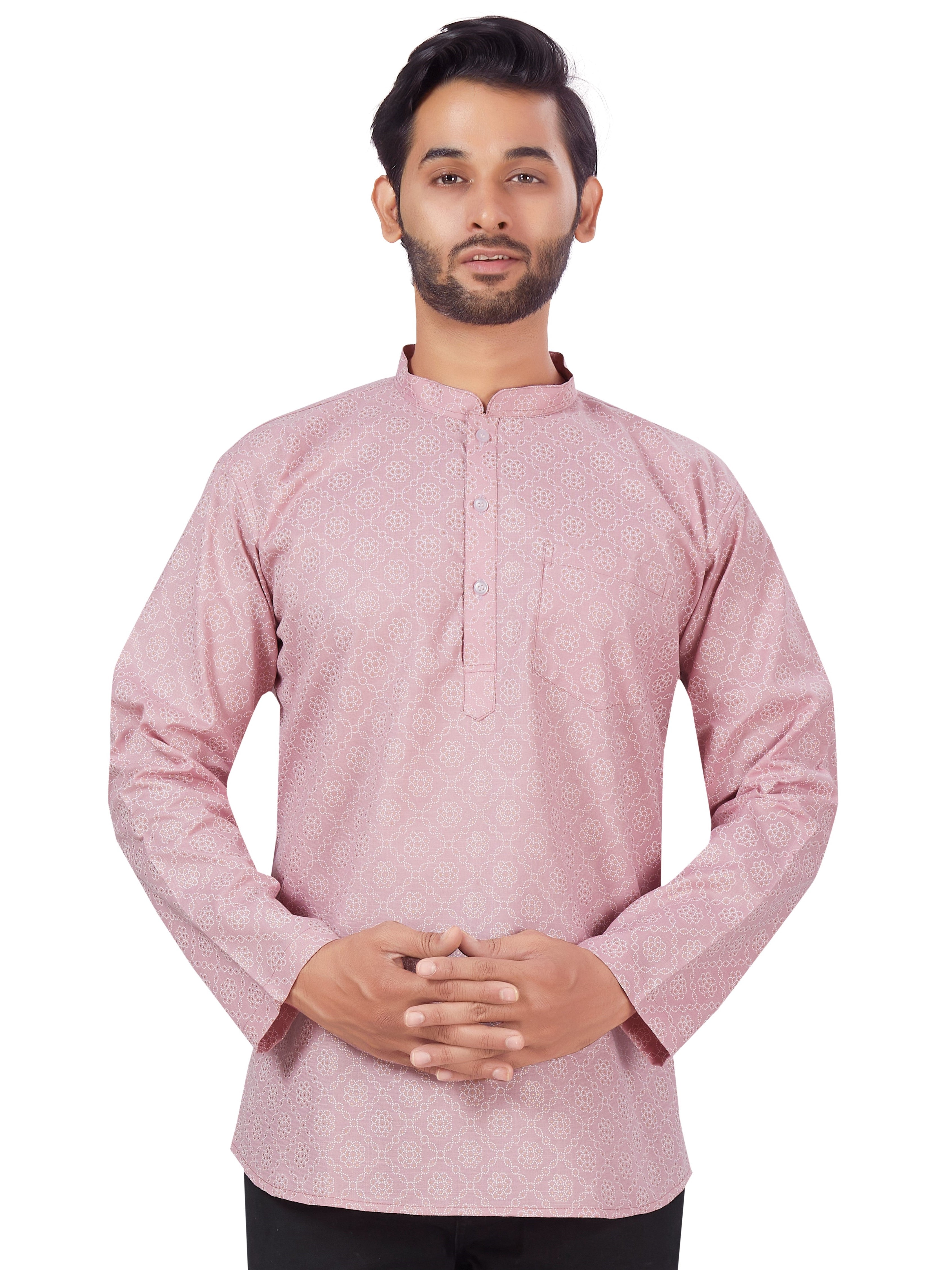 Mens Printed Kurti - Roop Darshan