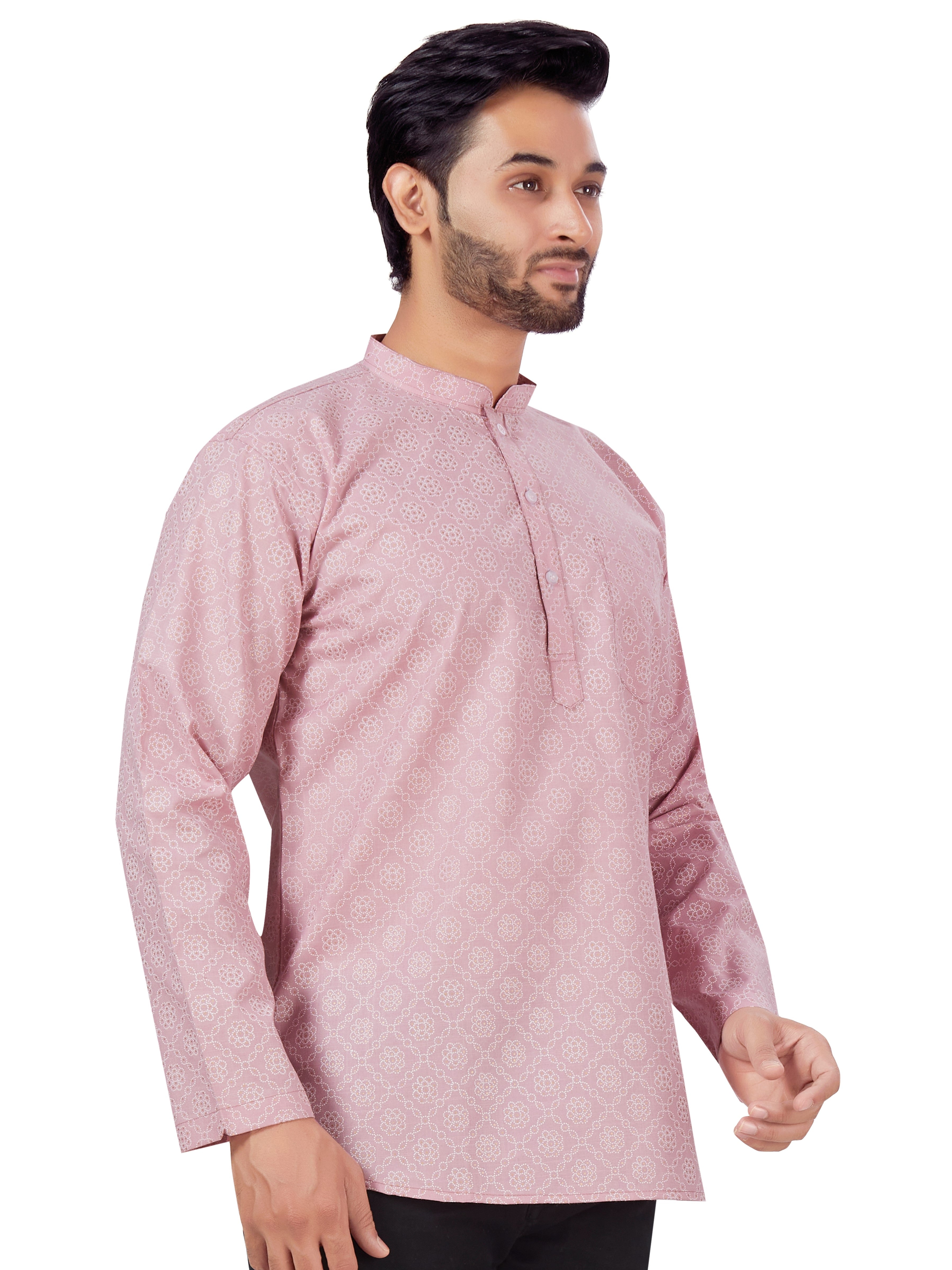 Mens Printed Kurti - Roop Darshan