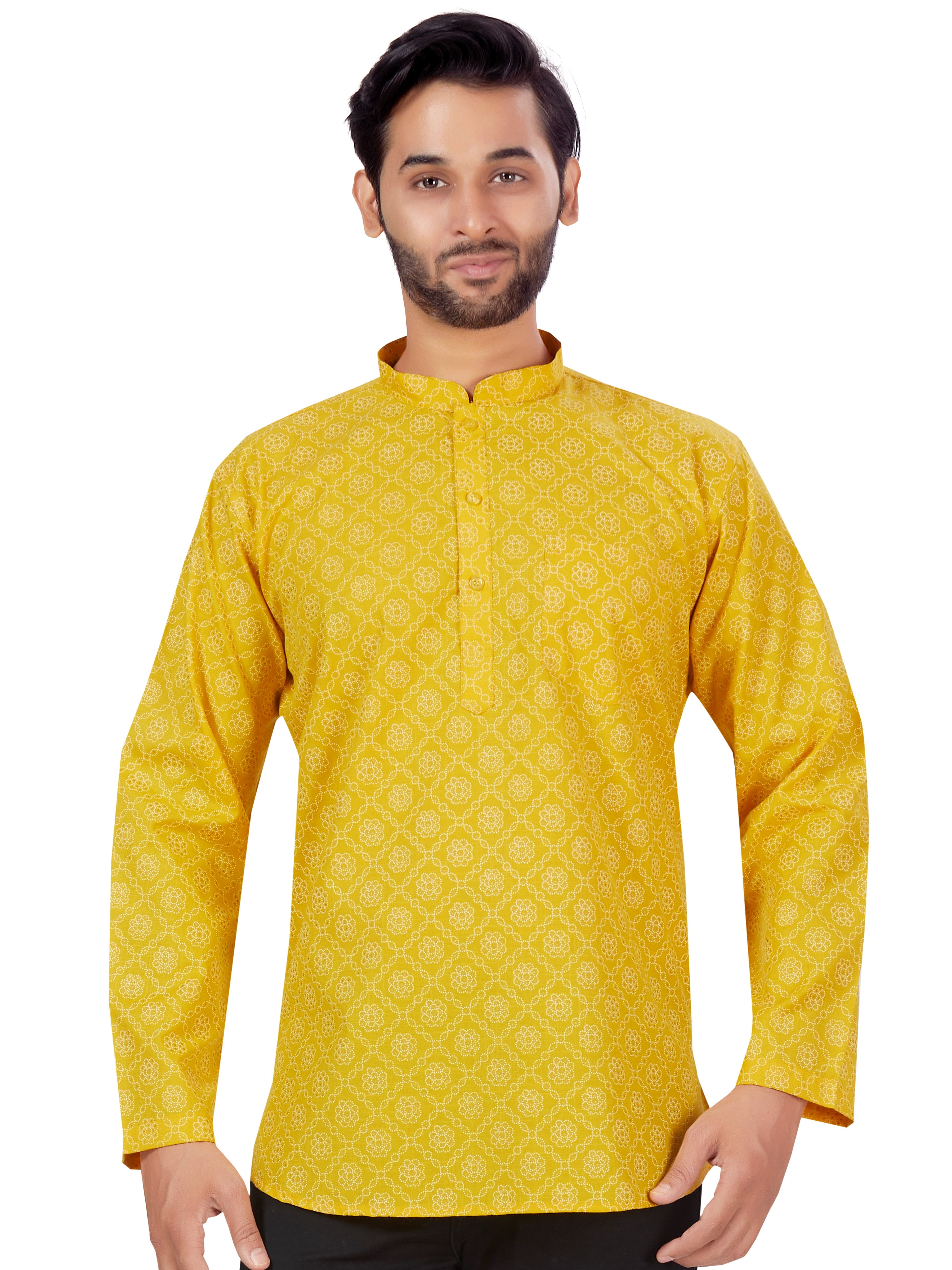 Mens Printed Kurti - Roop Darshan