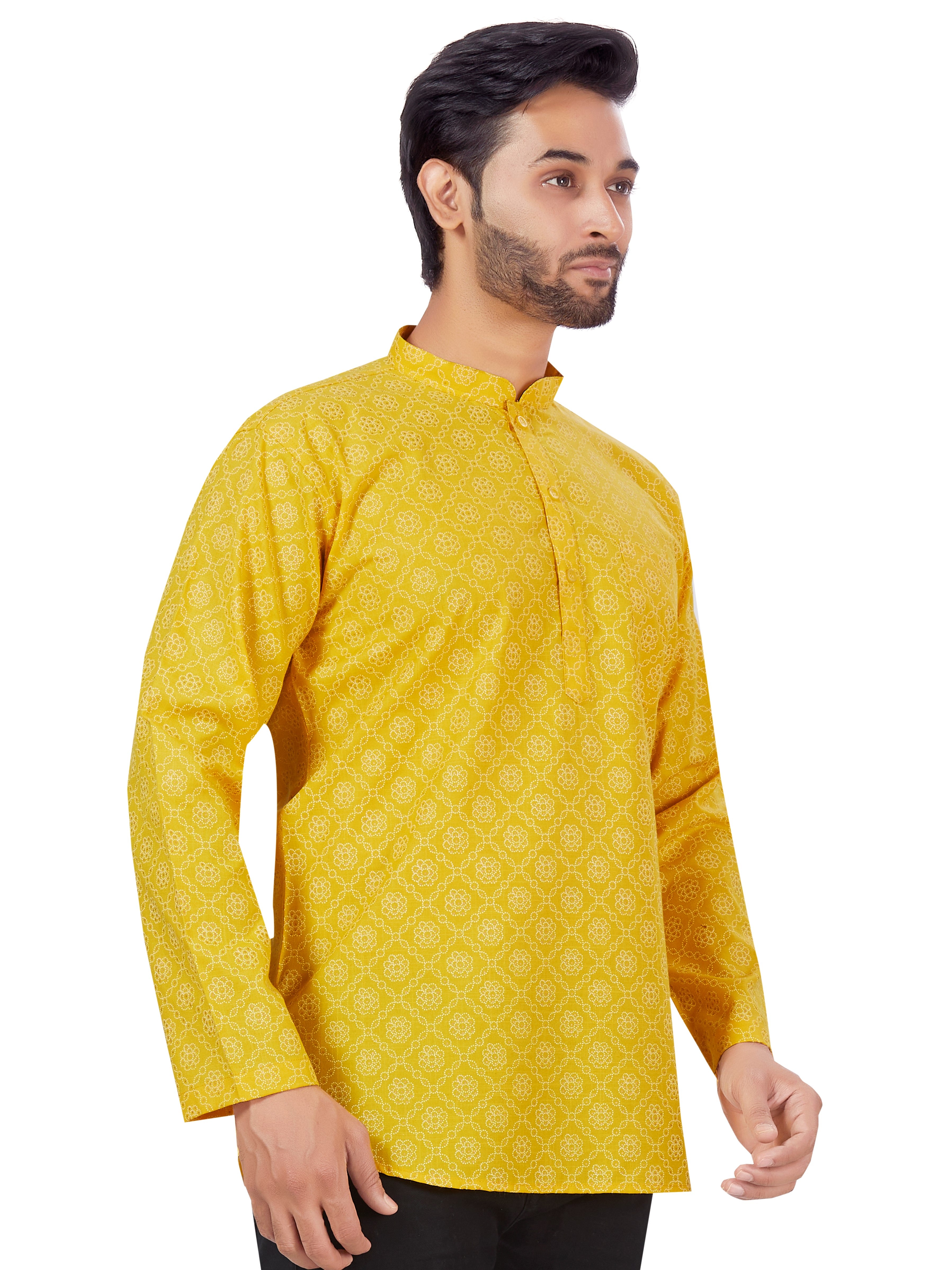 Mens Printed Kurti - Roop Darshan
