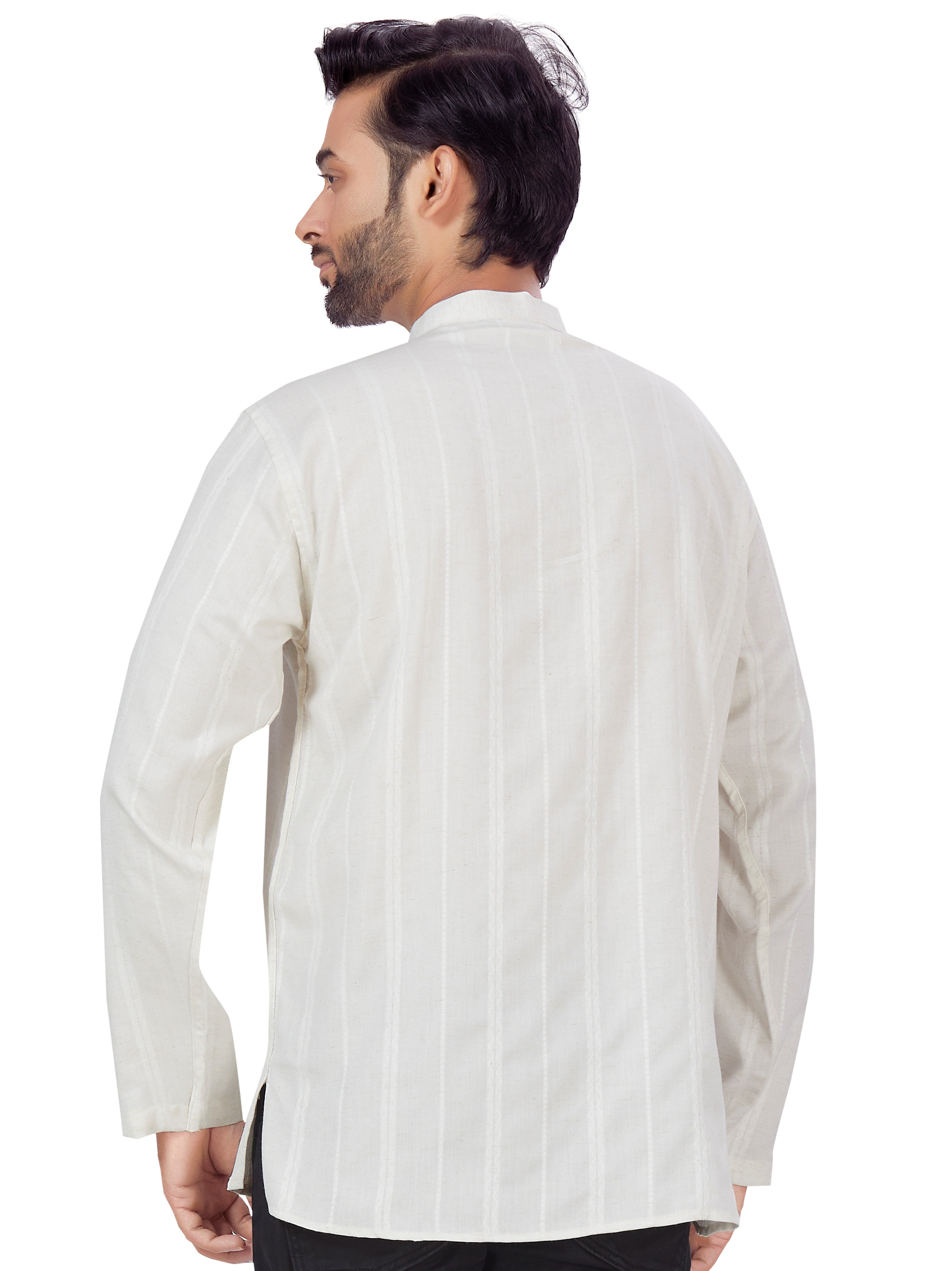 Mens Embroidered Kurti - Roop Darshan