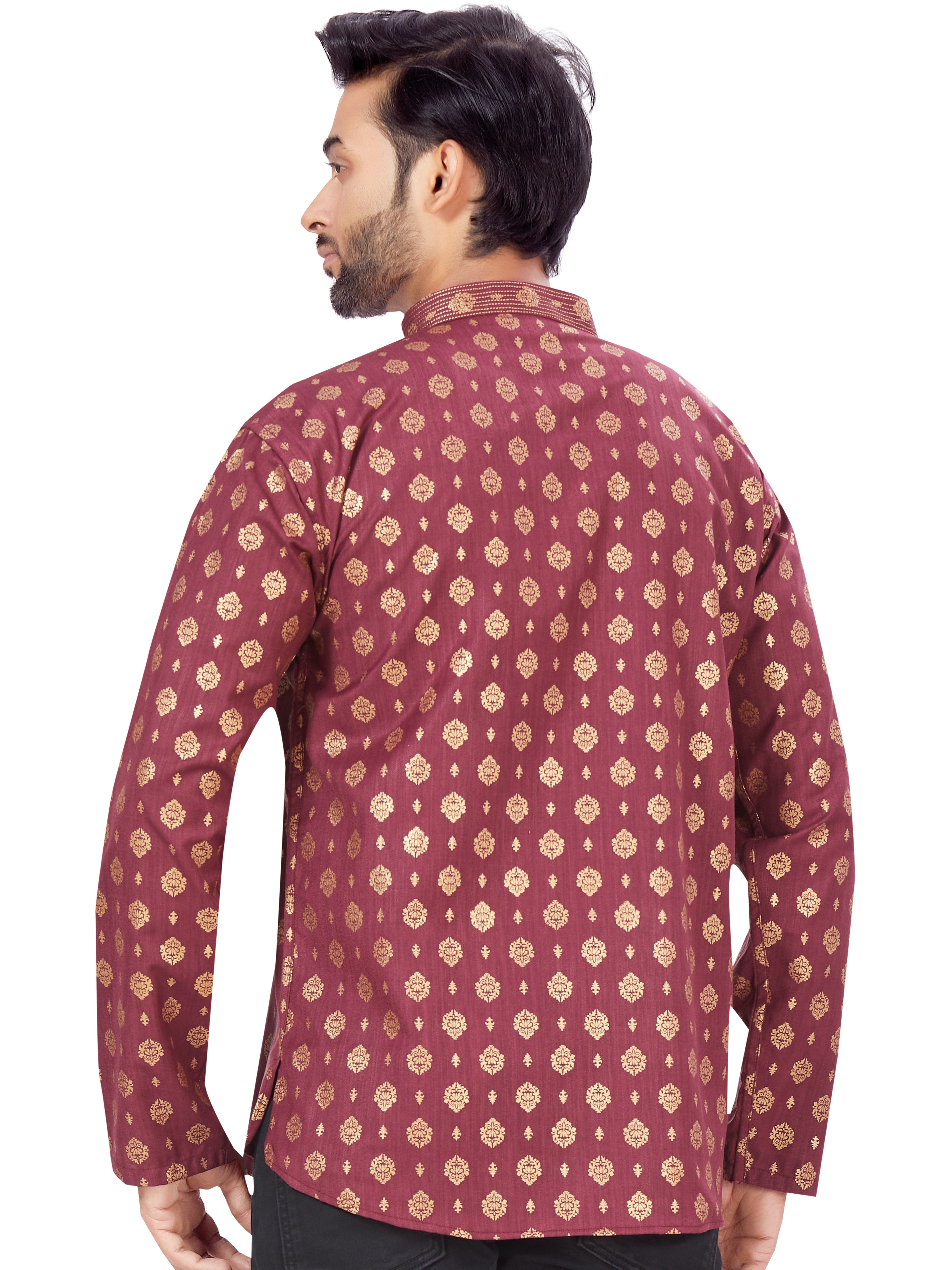 Mens Printed Kurti - Roop Darshan