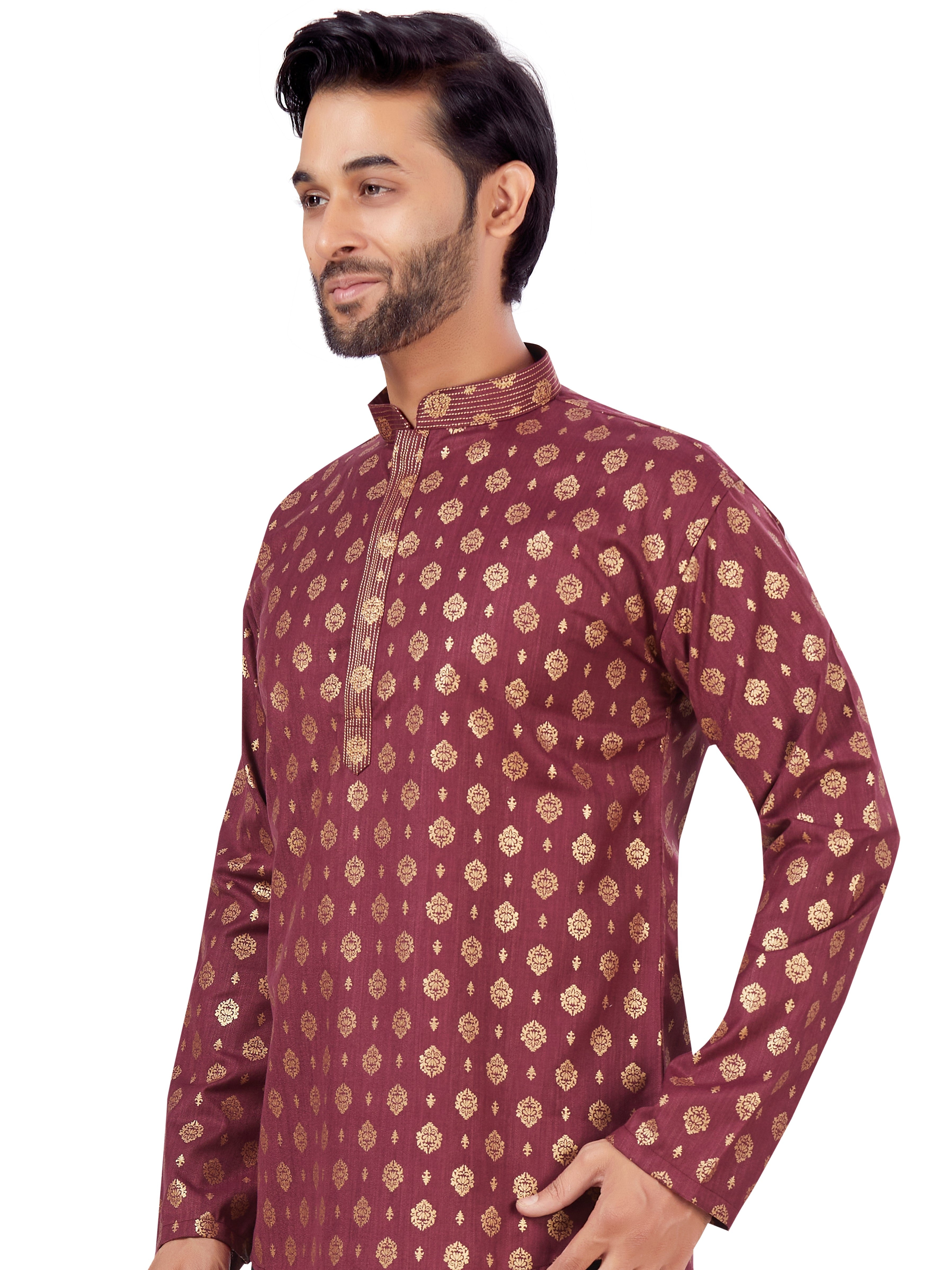 Mens Printed Kurti - Roop Darshan