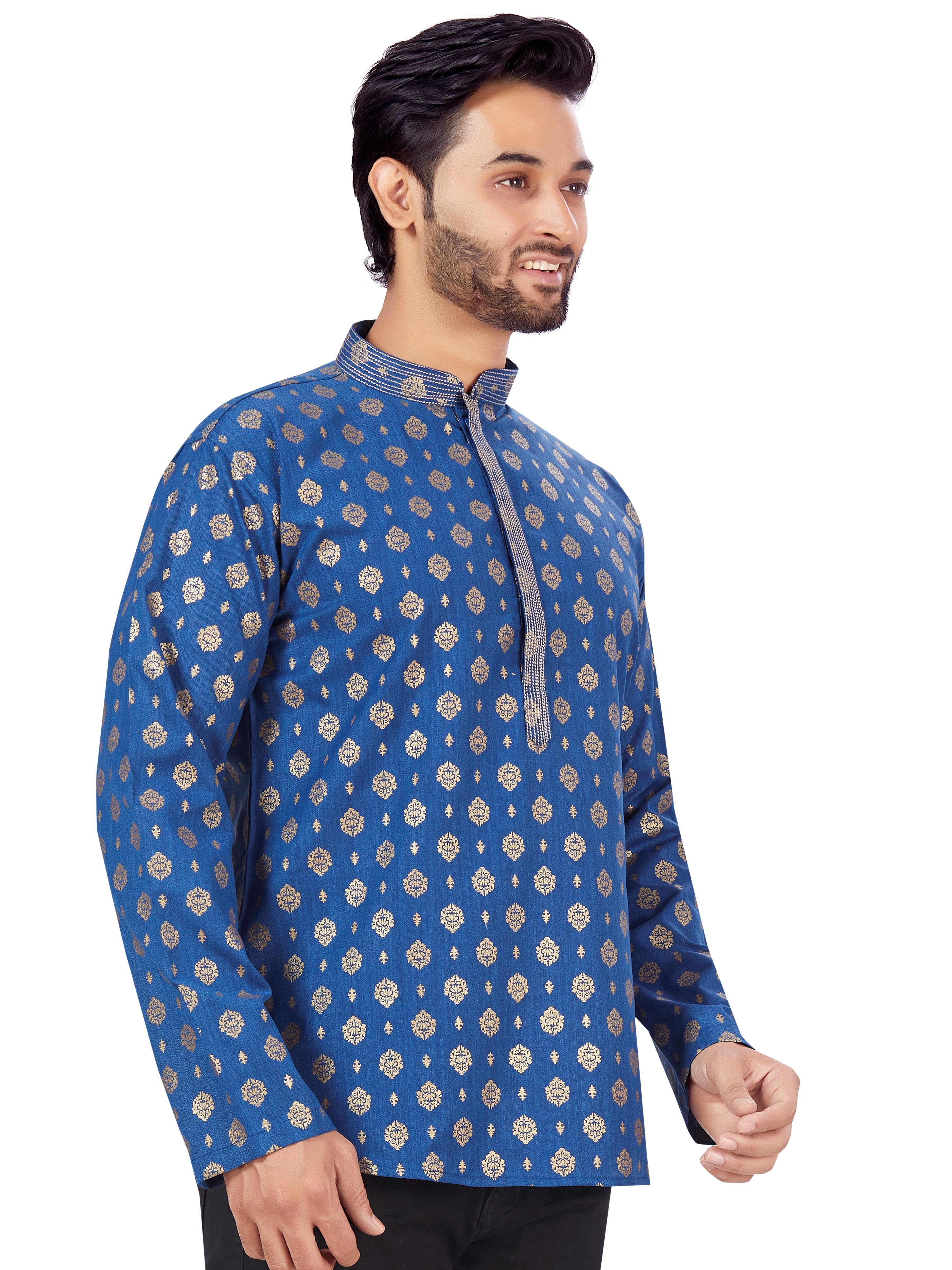 Mens Printed Kurti - Roop Darshan