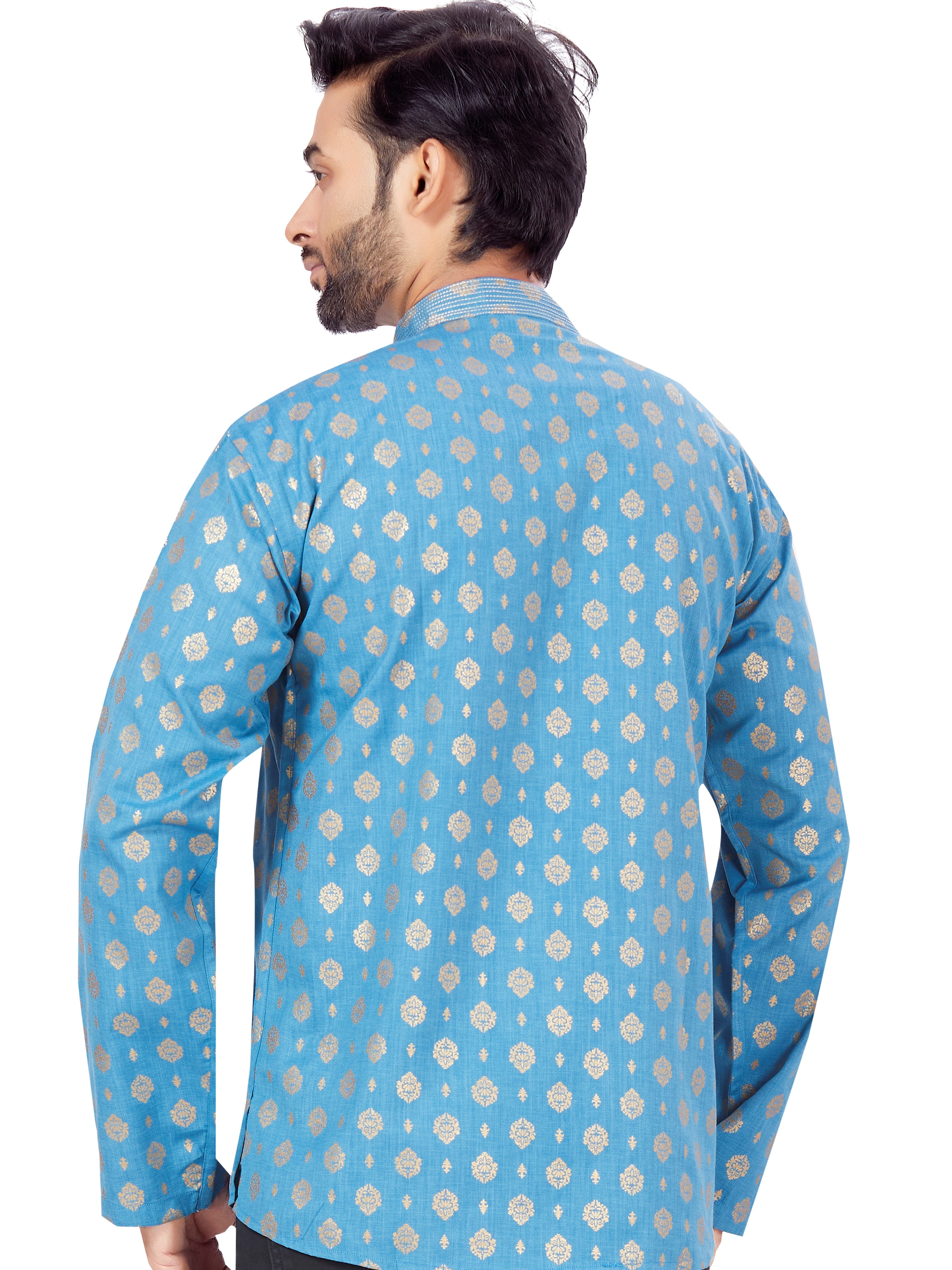 Mens Printed Kurti - Roop Darshan