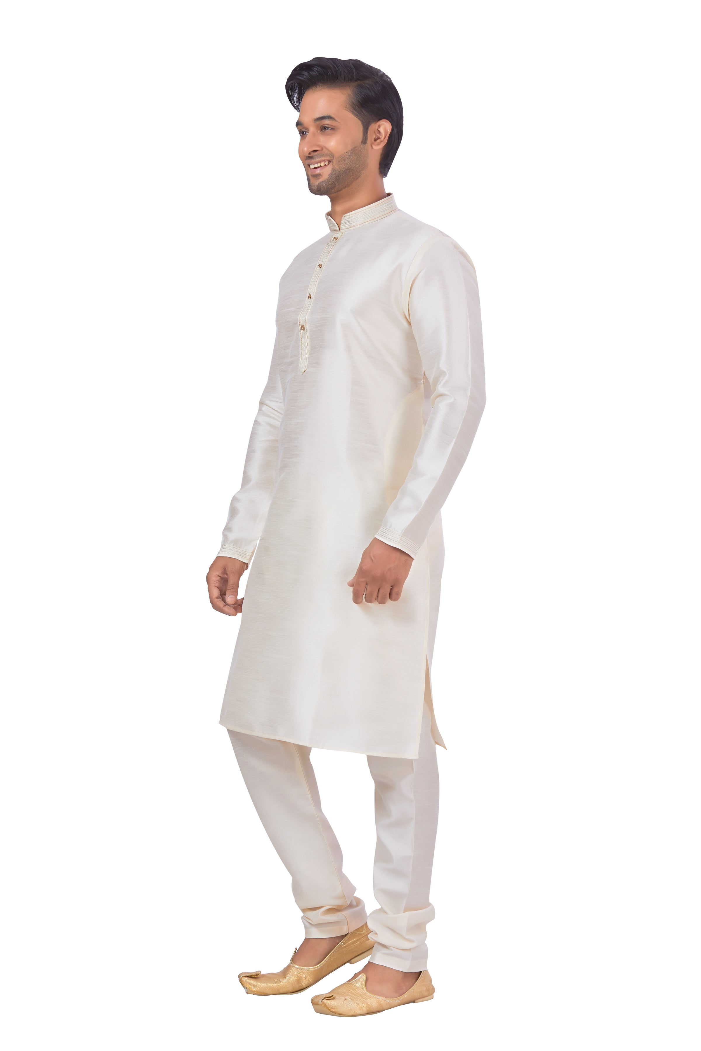 Mens Plain Kurta Payjama - Roop Darshan