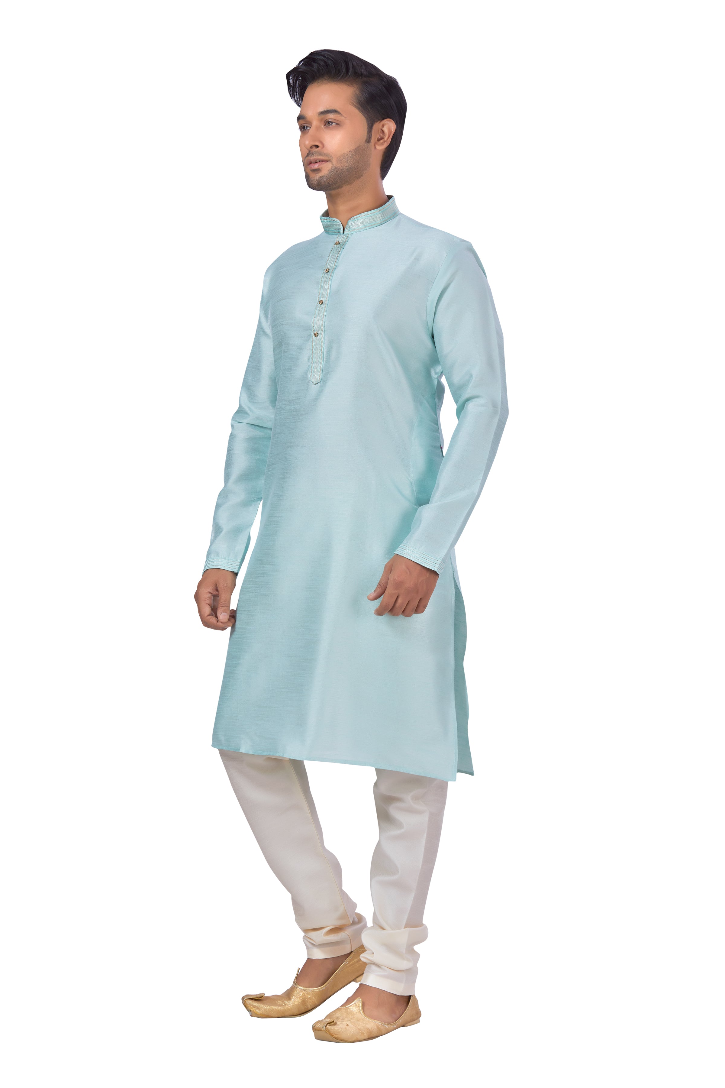 Mens Plain Kurta Payjama - Roop Darshan