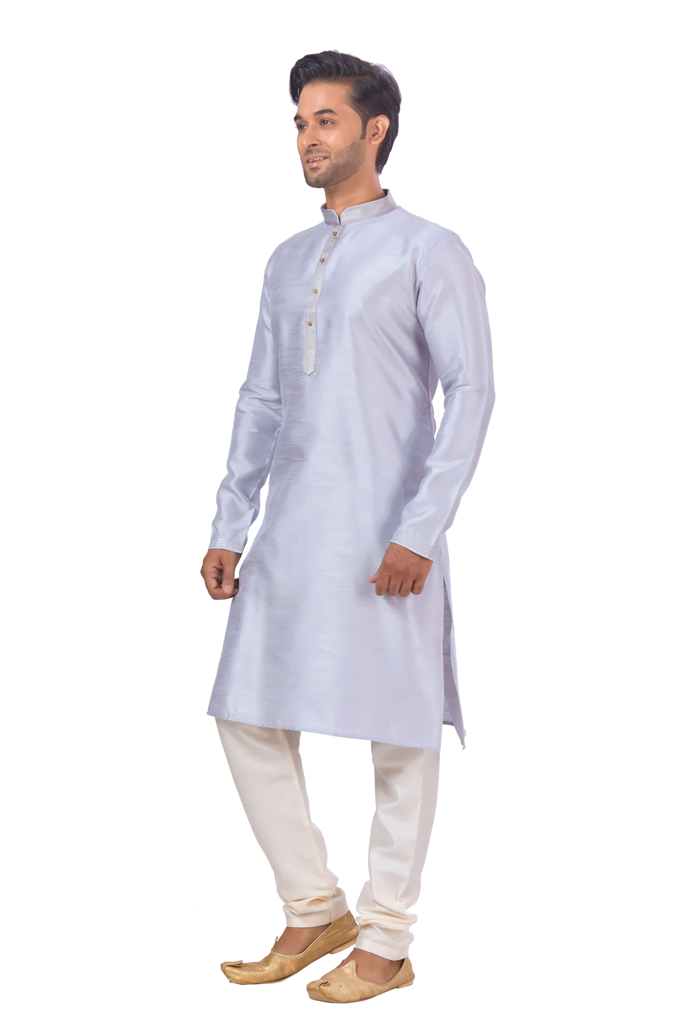 Mens Plain Kurta Payjama - Roop Darshan