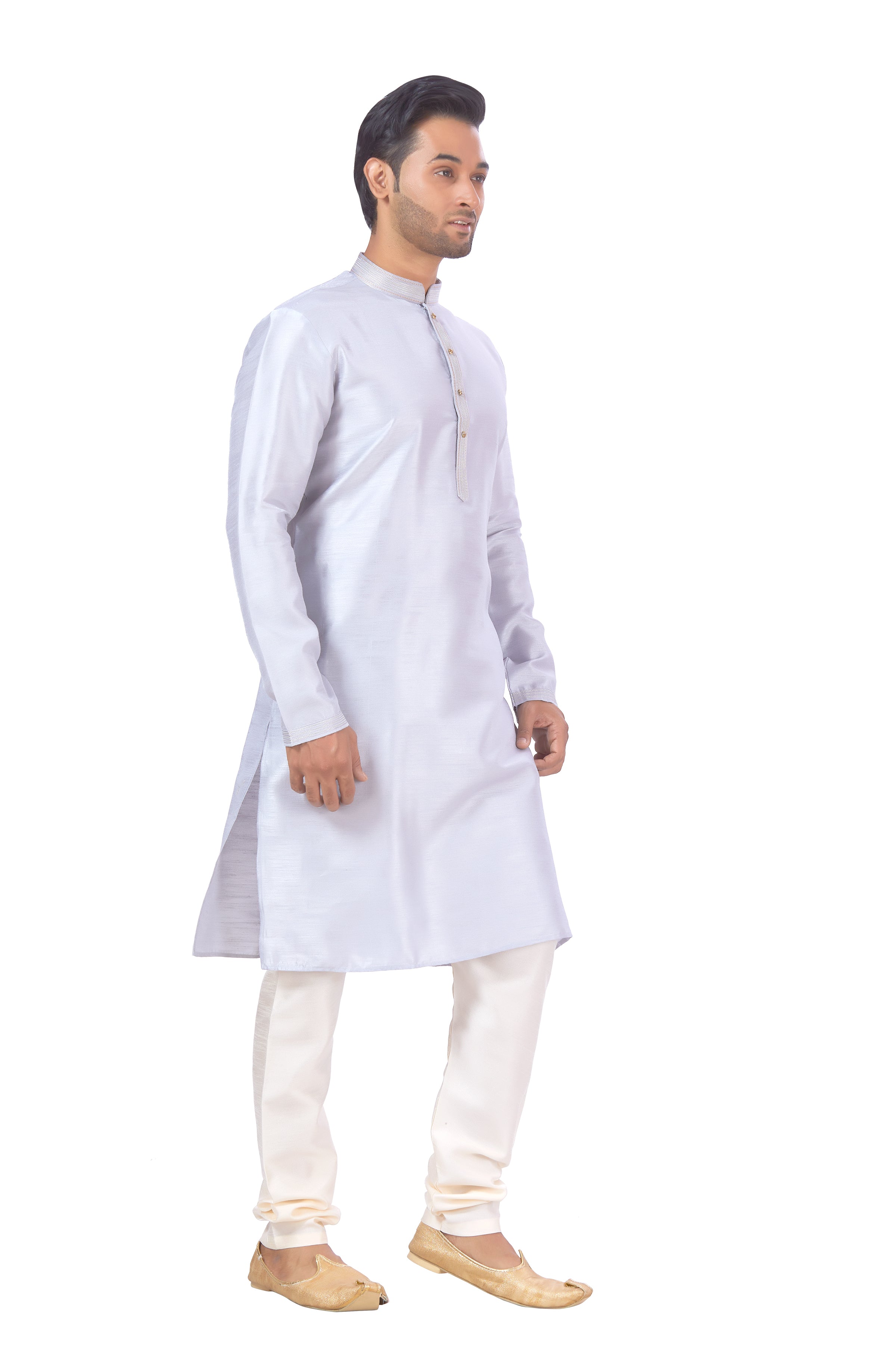 Mens Plain Kurta Payjama - Roop Darshan
