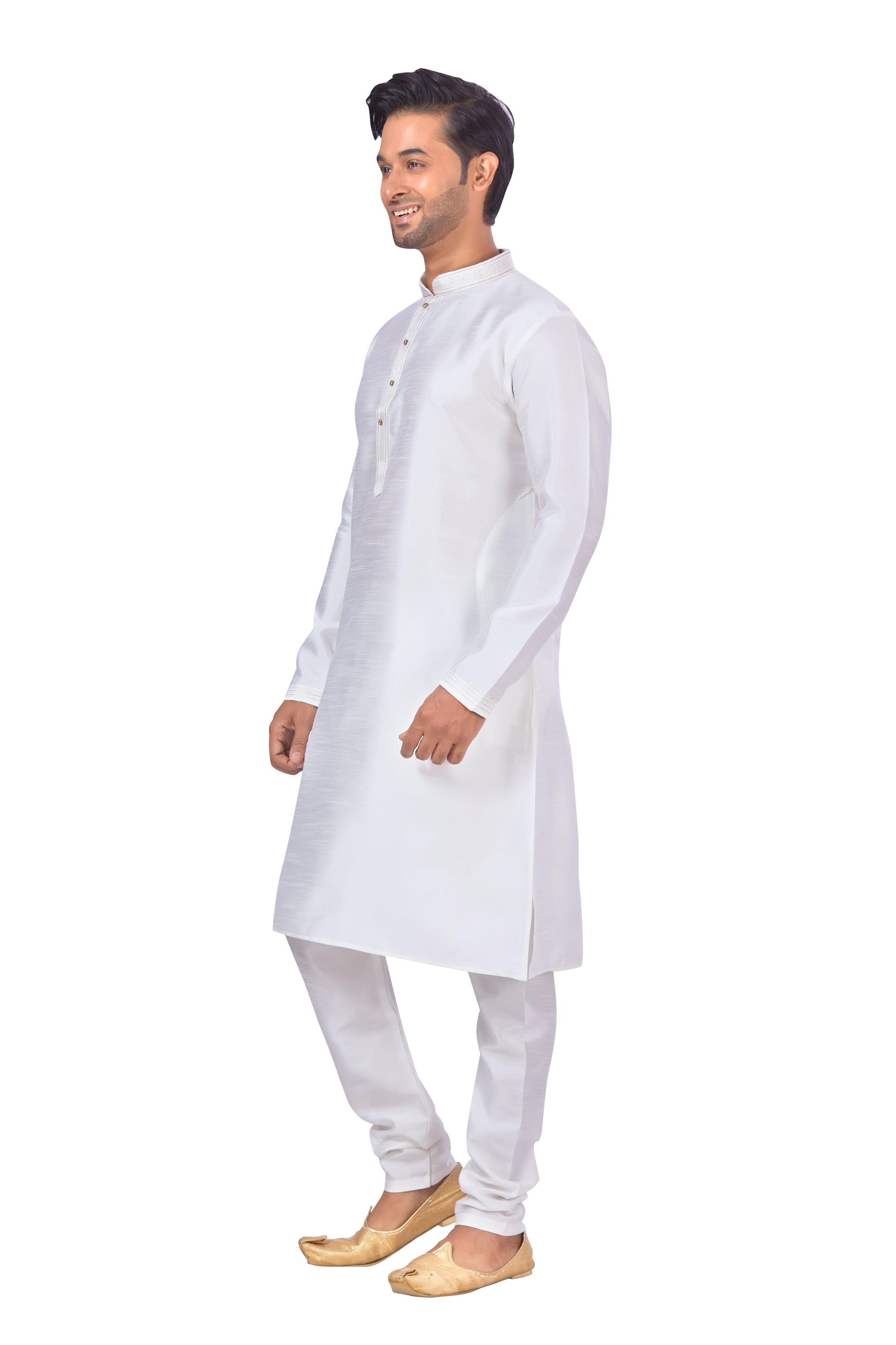 Mens Plain Kurta Payjama - Roop Darshan