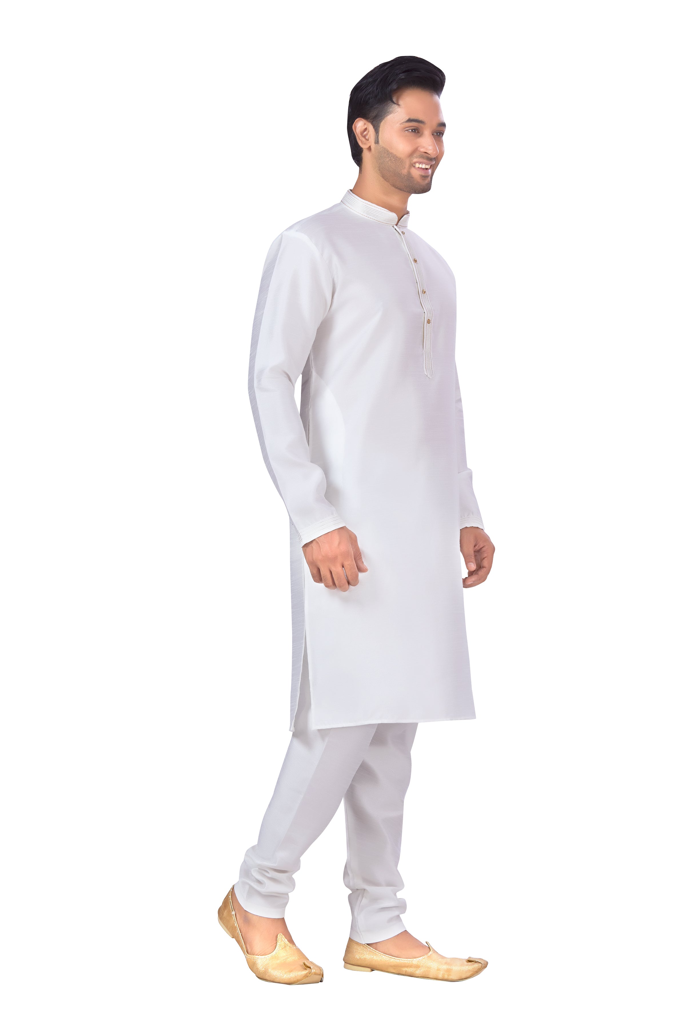 Mens Plain Kurta Payjama - Roop Darshan