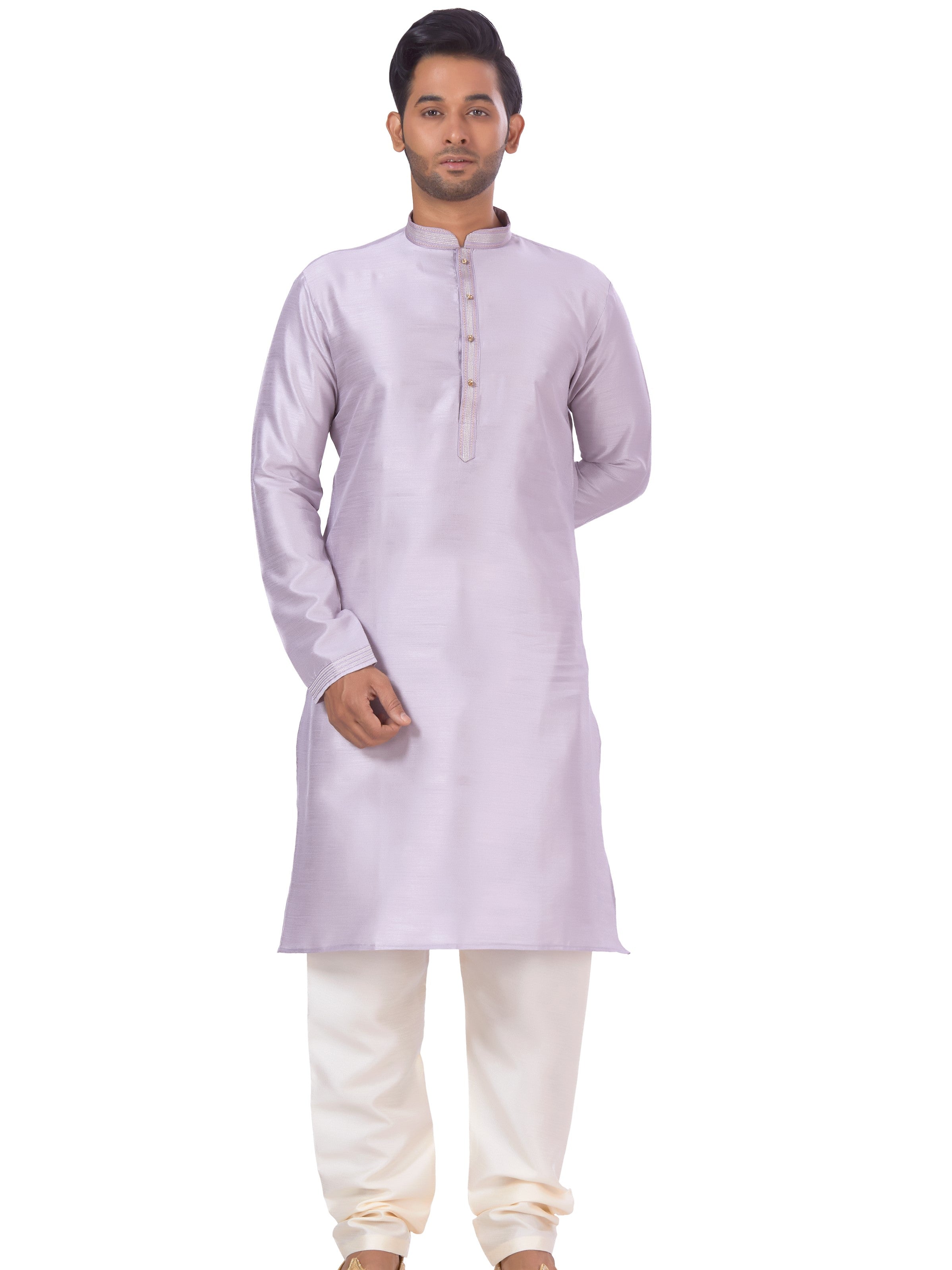 Mens Plain Kurta Payjama - Roop Darshan