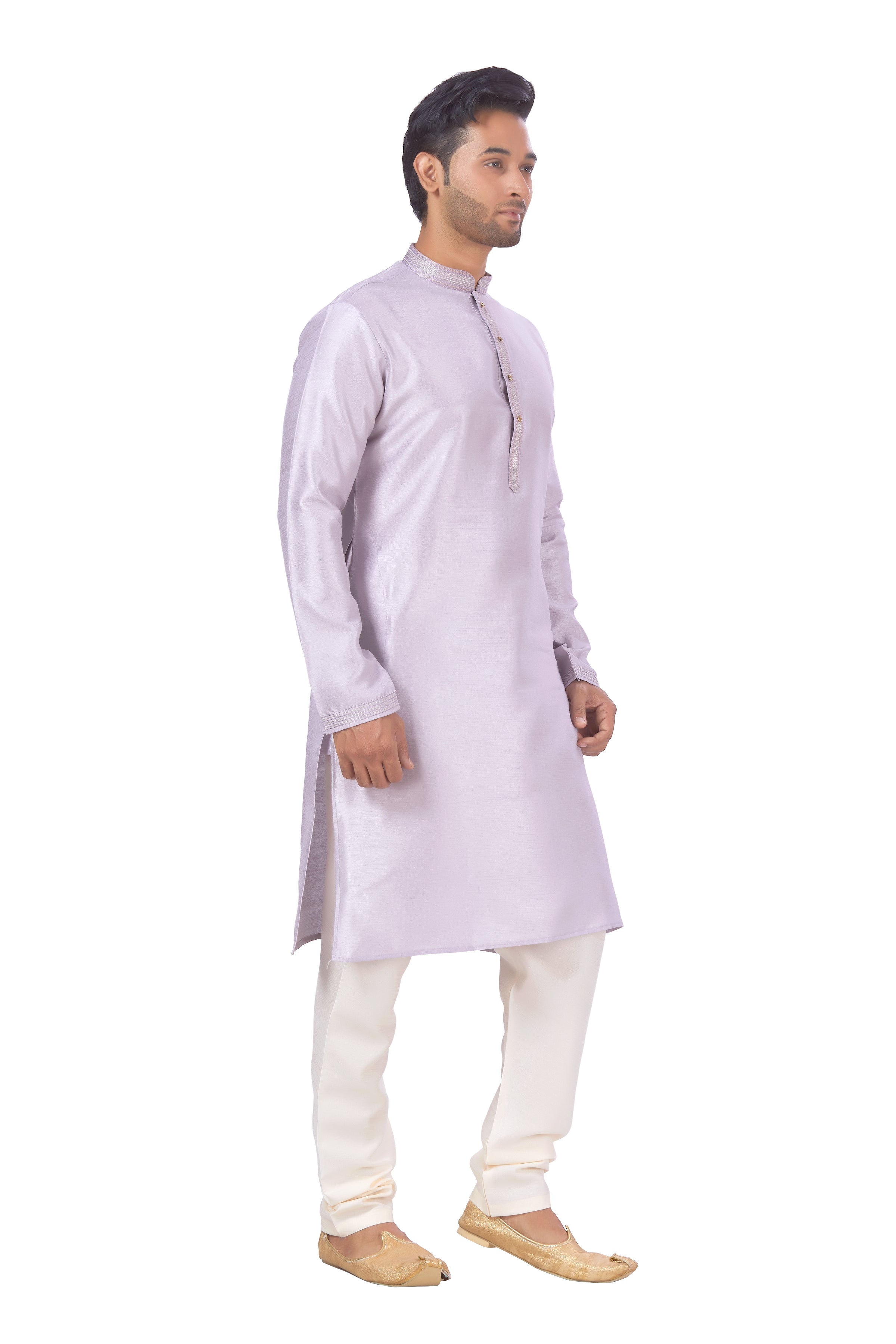 Mens Plain Kurta Payjama - Roop Darshan