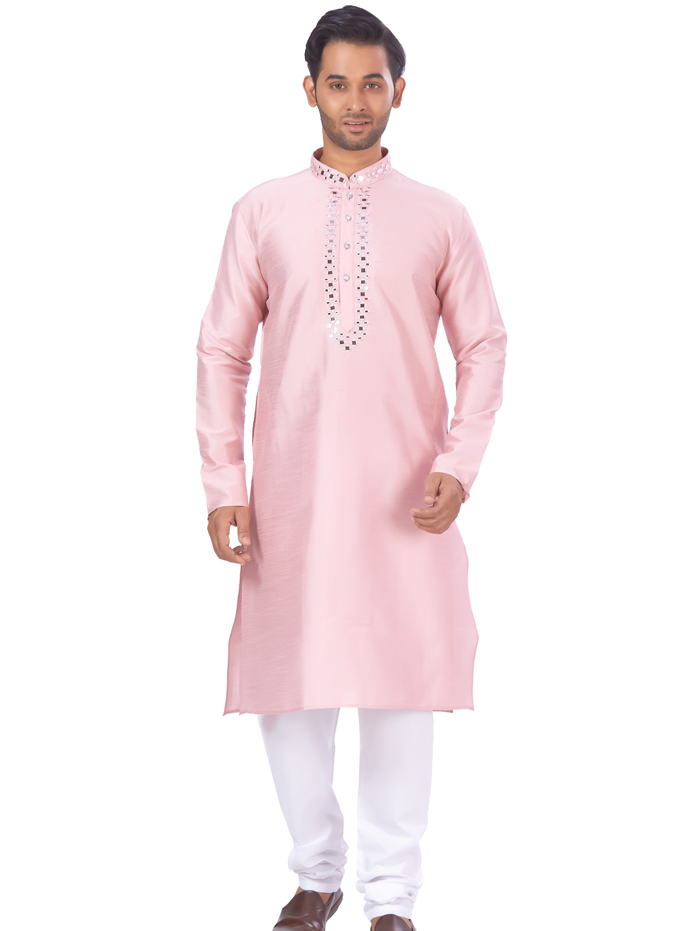 Mens Embroidered Kurta Payjama - Roop Darshan