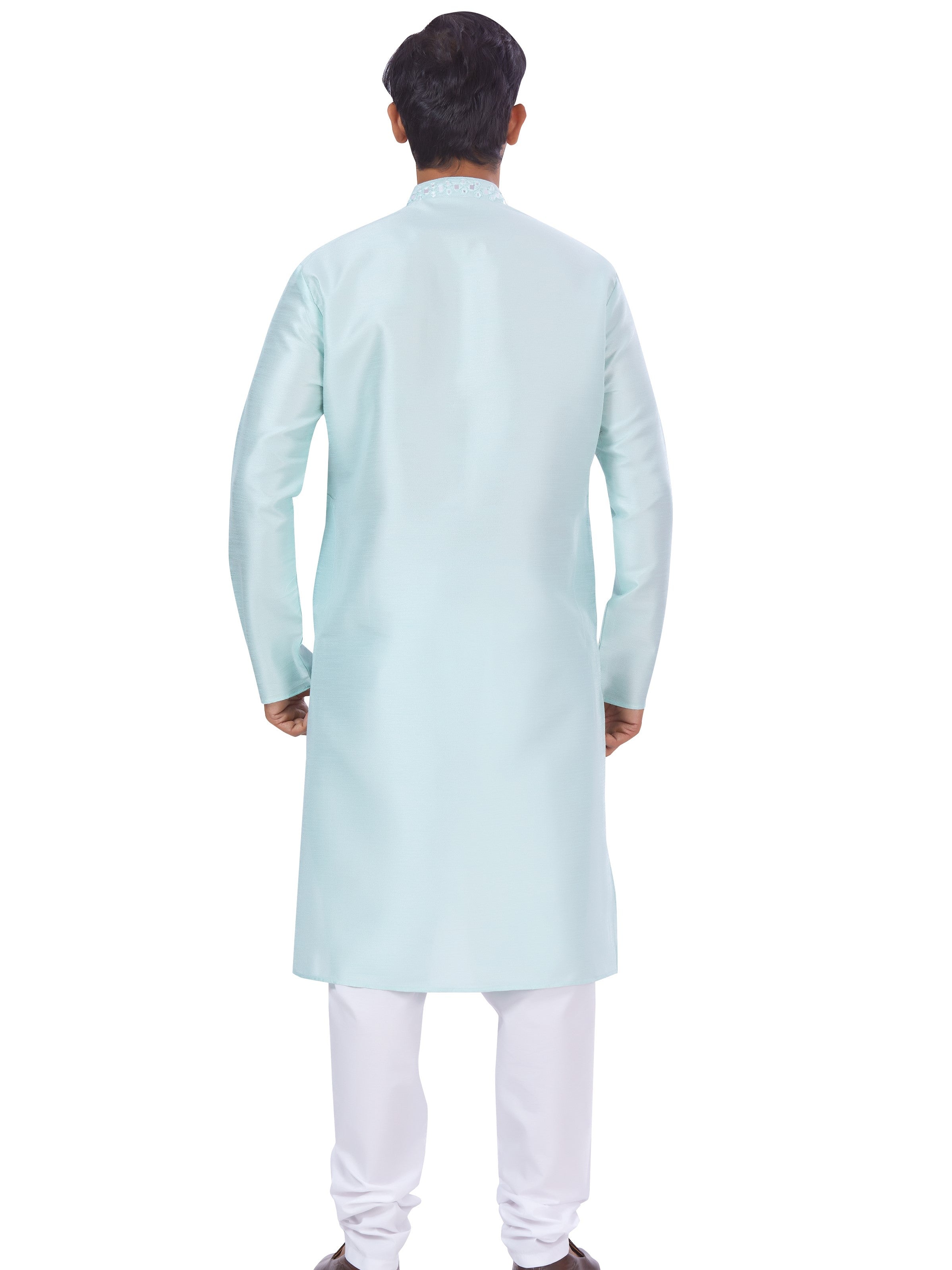 Mens Embroidered Kurta Payjama - Roop Darshan