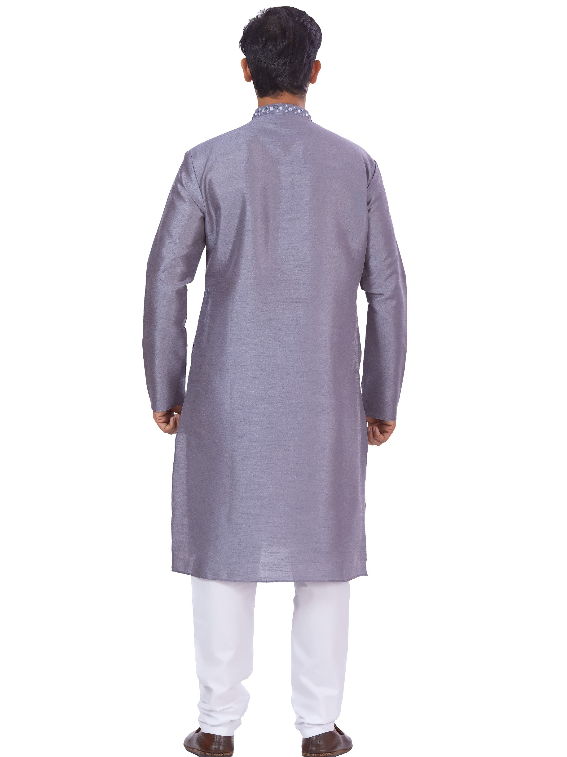 Mens Embroidered Kurta Payjama - Roop Darshan