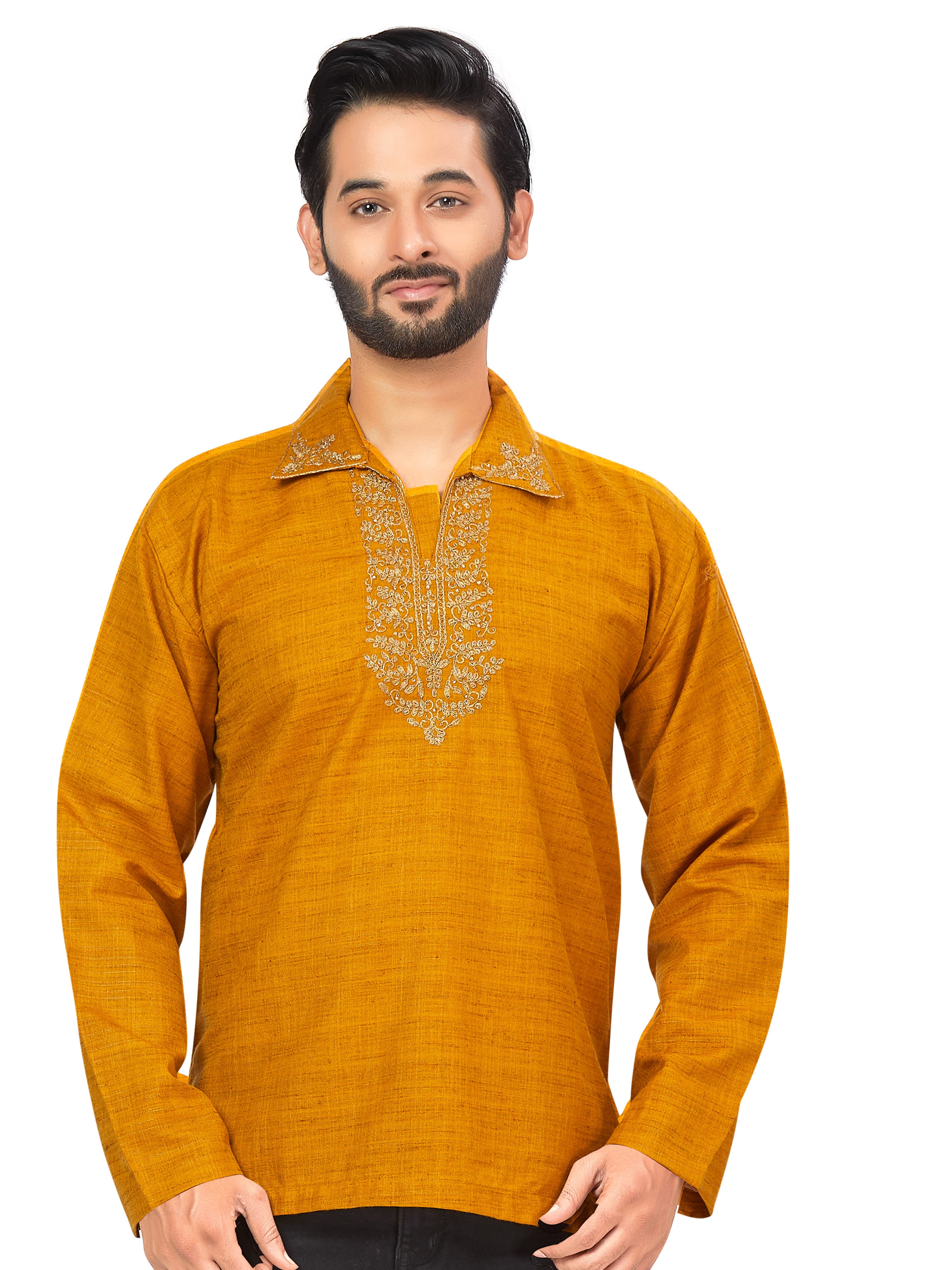 Mens Embroidered Kurti - Roop Darshan