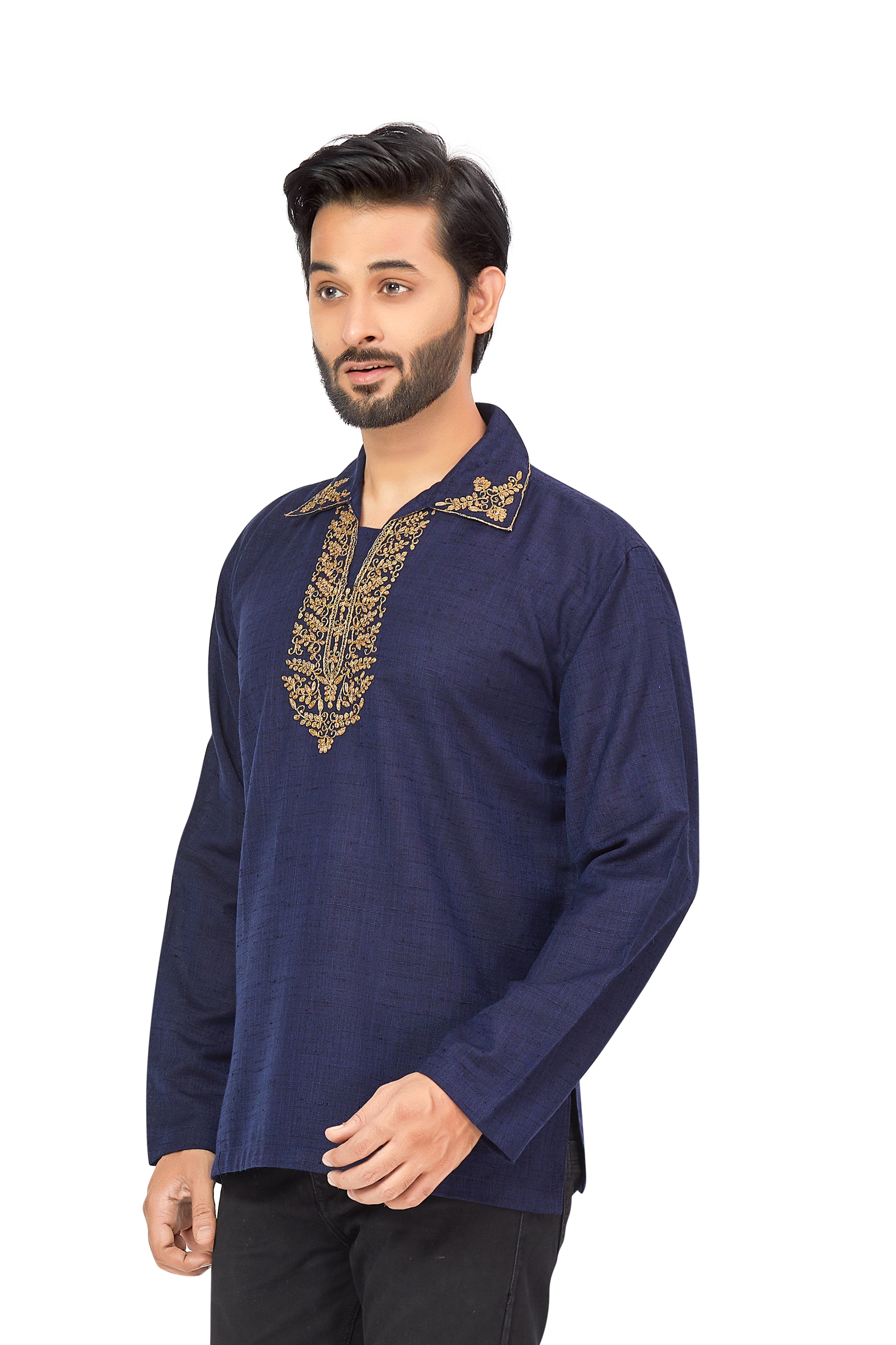 Mens Embroidered Kurti - Roop Darshan