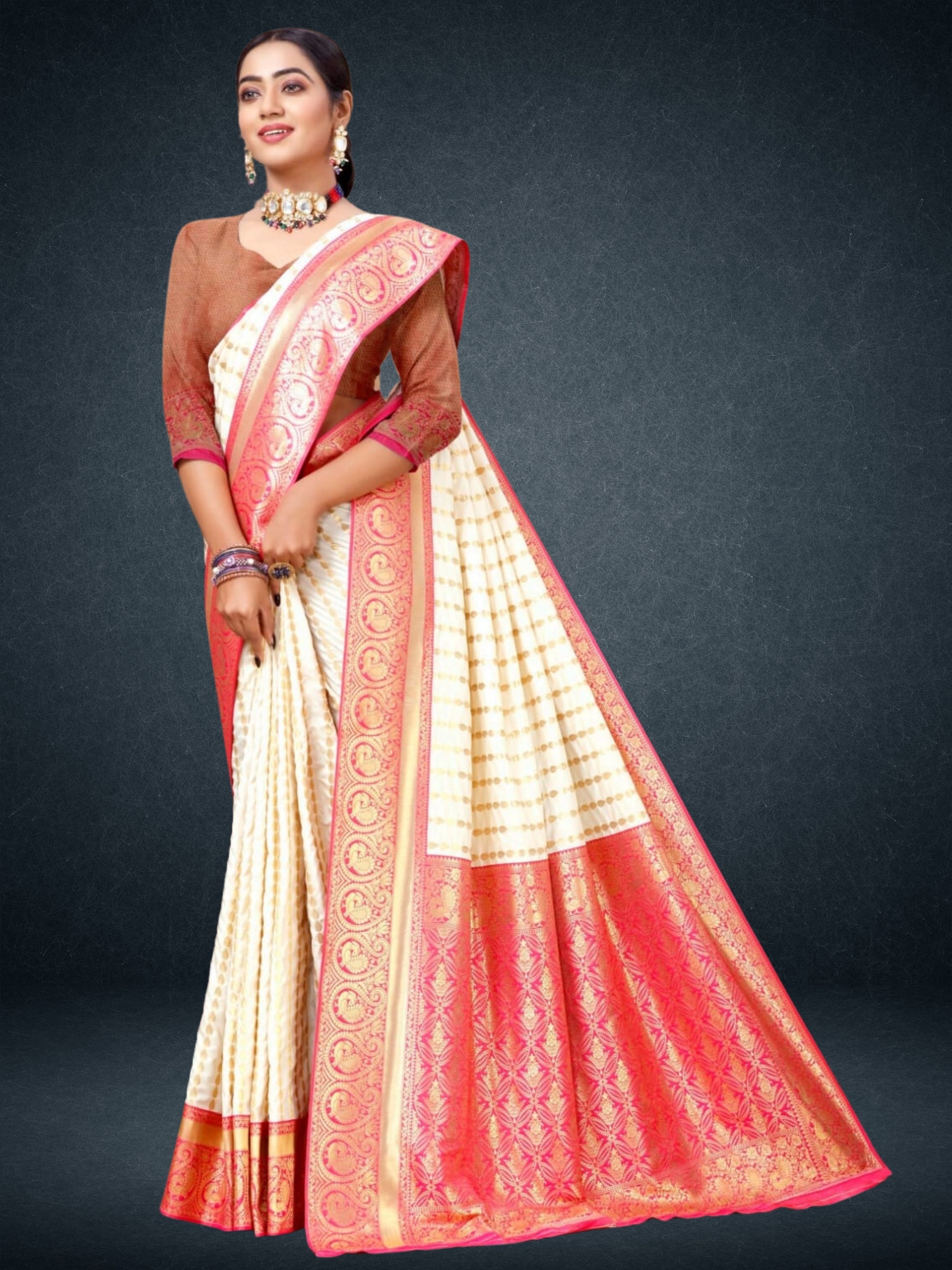 Bhumika Silk Saree - Roop Darshan