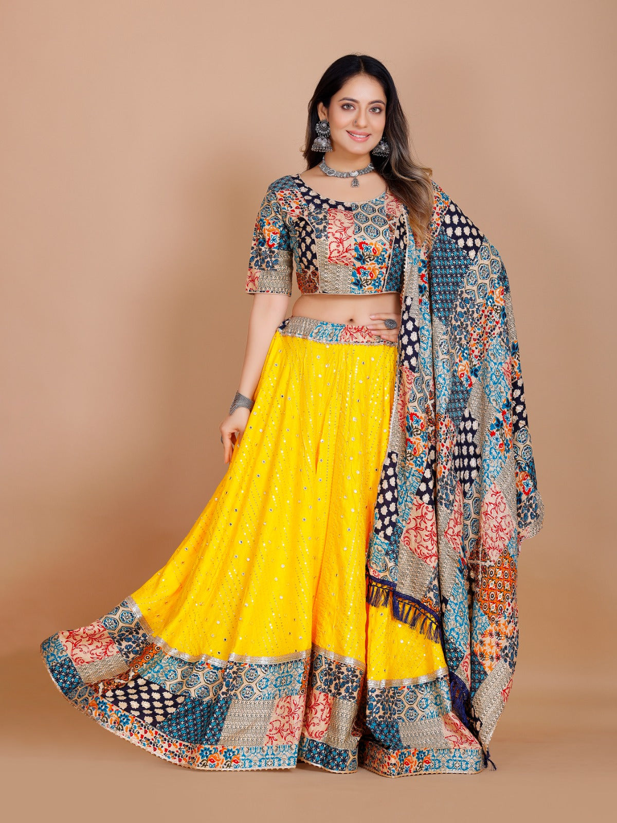 Gauri Lahenga Choli - Roop Darshan