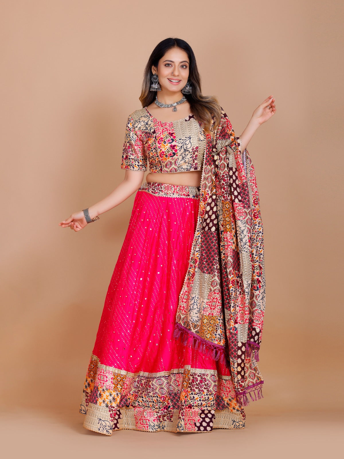 Gauri Lahenga Choli - Roop Darshan