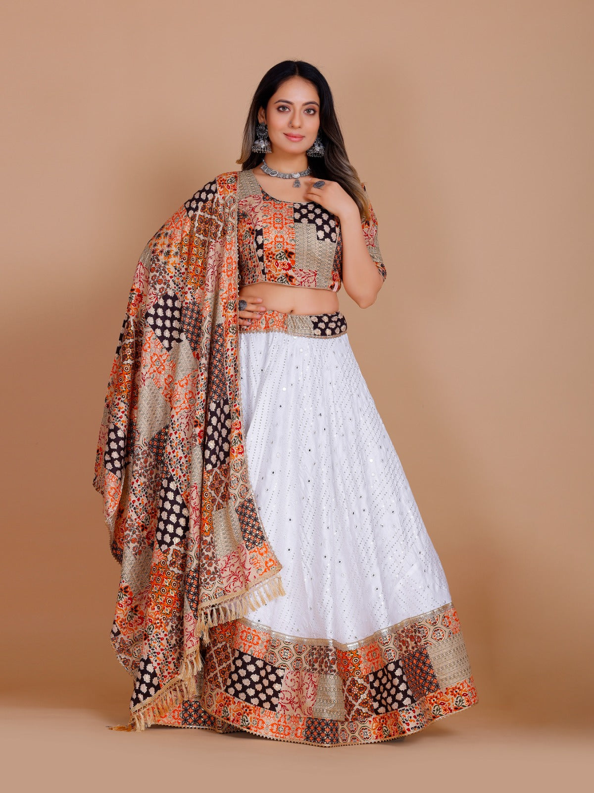 Gauri Lahenga Choli - Roop Darshan