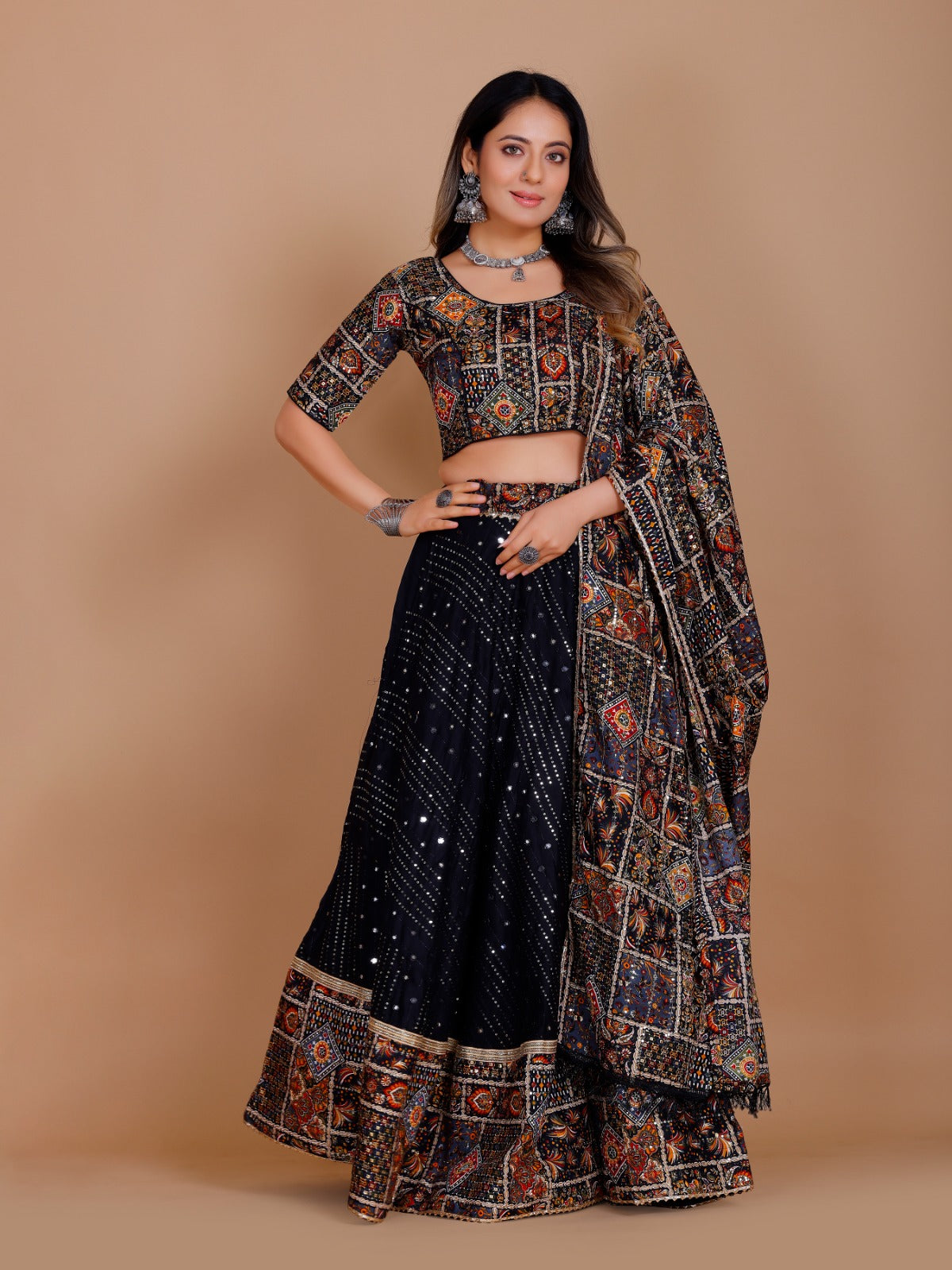 Gauri Lahenga Choli - Roop Darshan