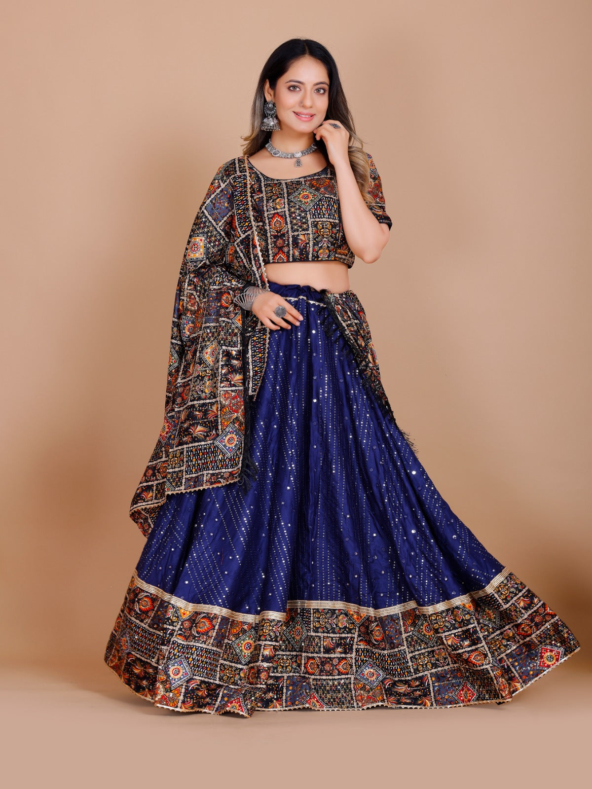 Gauri Lahenga Choli - Roop Darshan