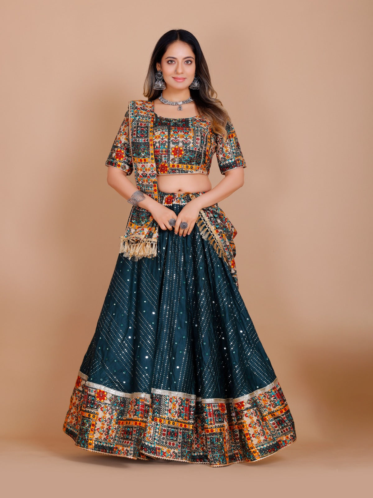 Gauri Lahenga Choli - Roop Darshan