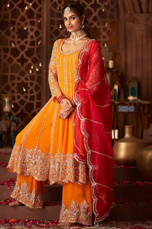 Simmi Palazzo Suit - Roop Darshan