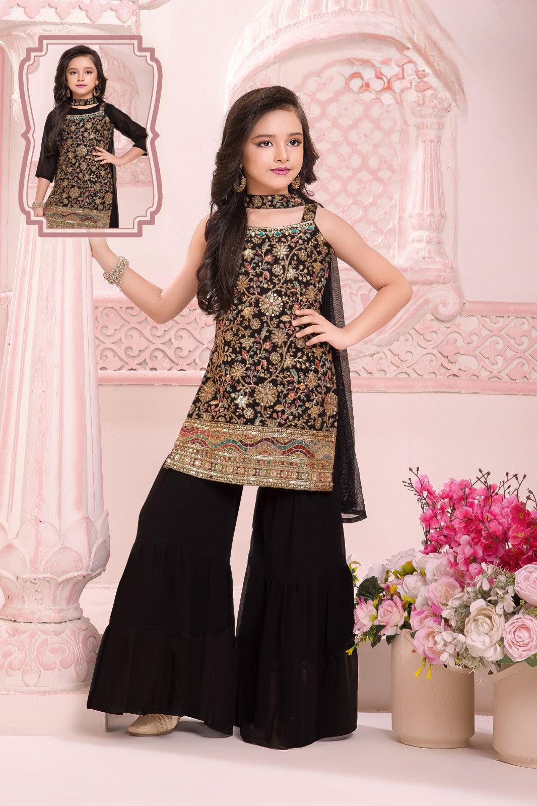 Sanaya Palazzo Suit - Roop Darshan