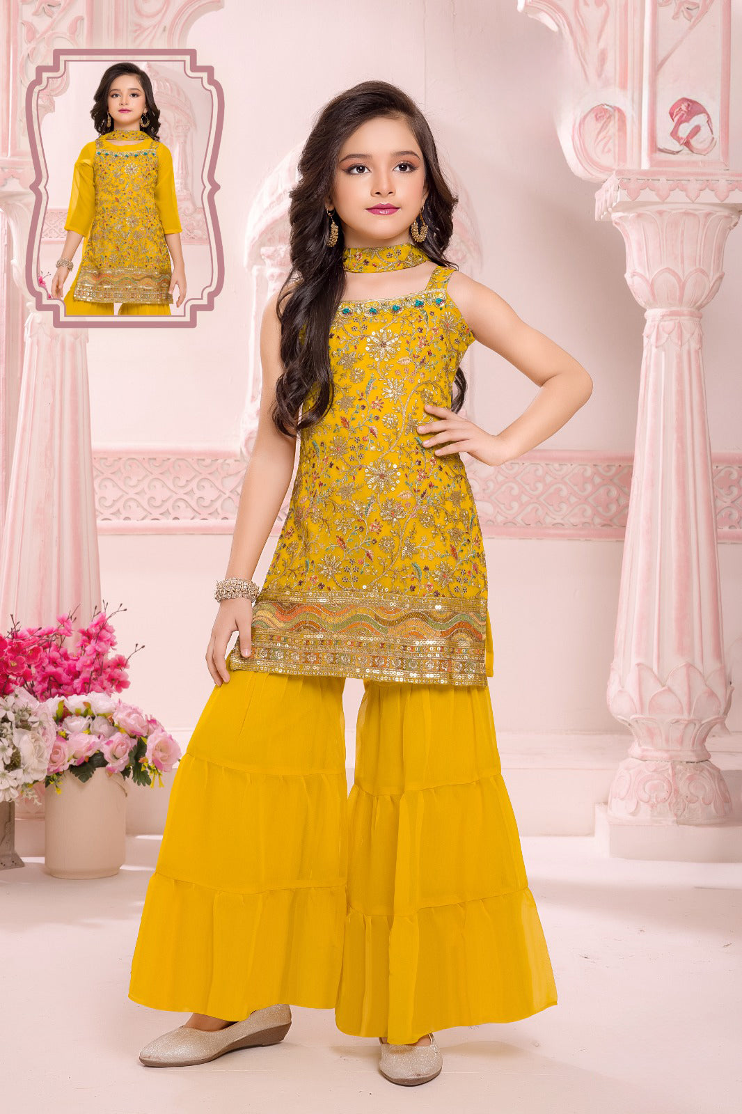 Sanaya Palazzo Suit - Roop Darshan