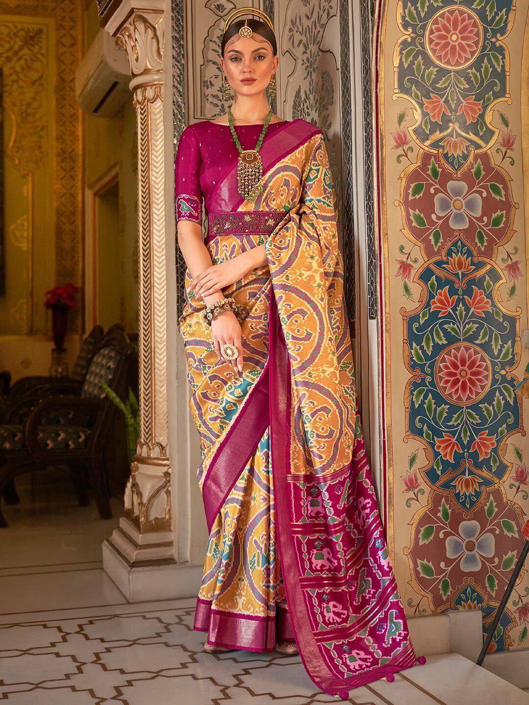 Vrinda Patola Saree - Roop Darshan