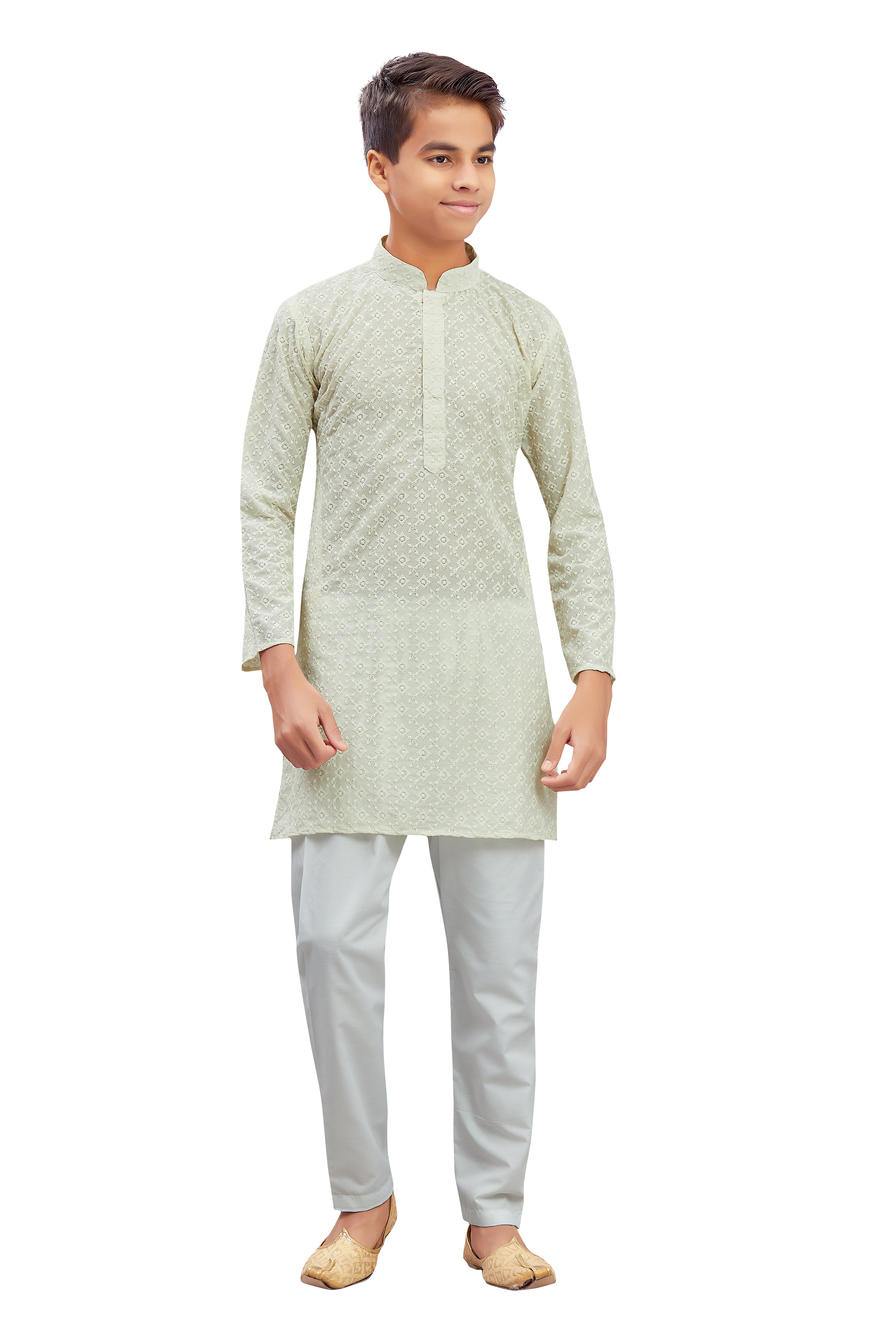 Boys Embroidered Kurta Set