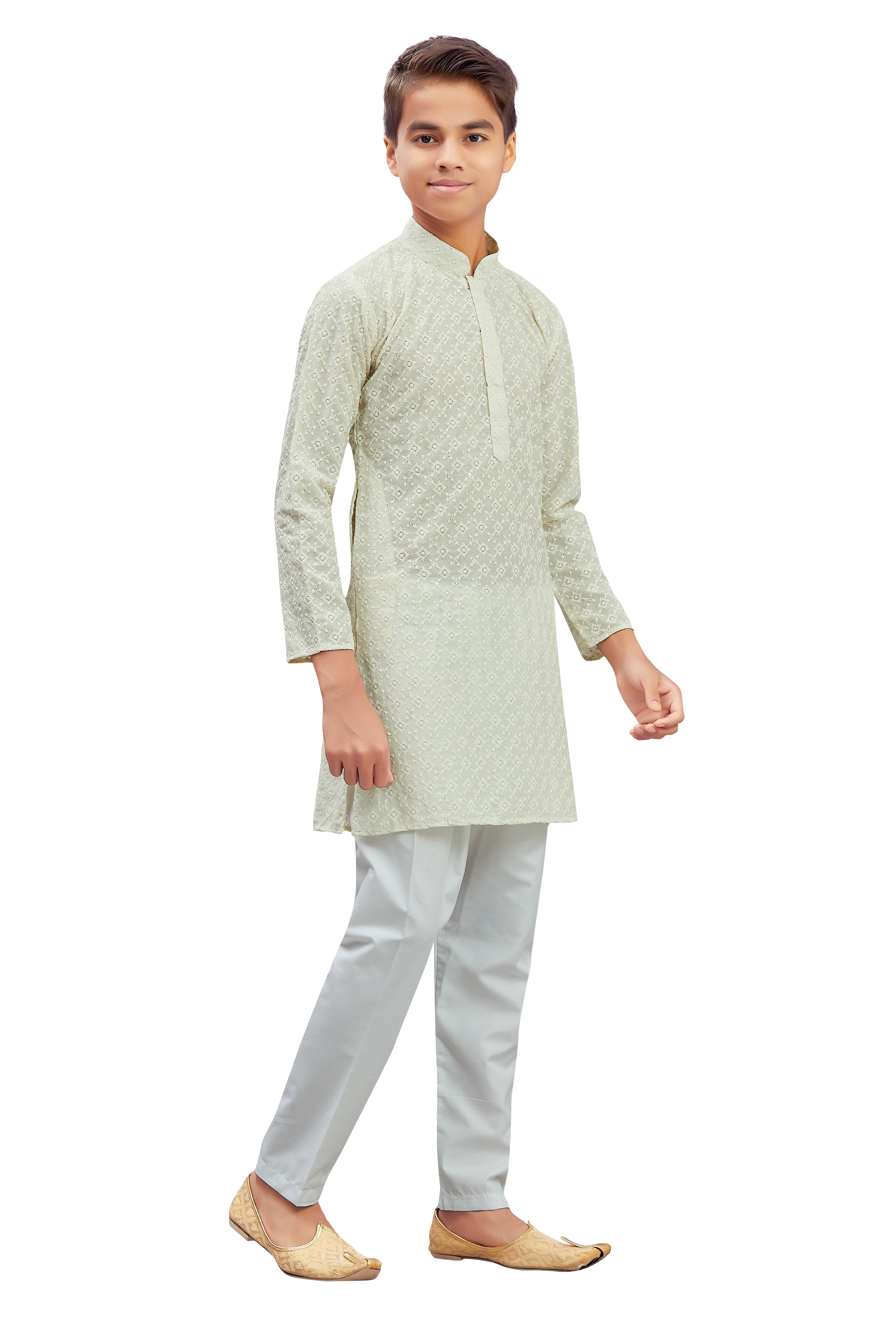 Boys Embroidered Kurta Set