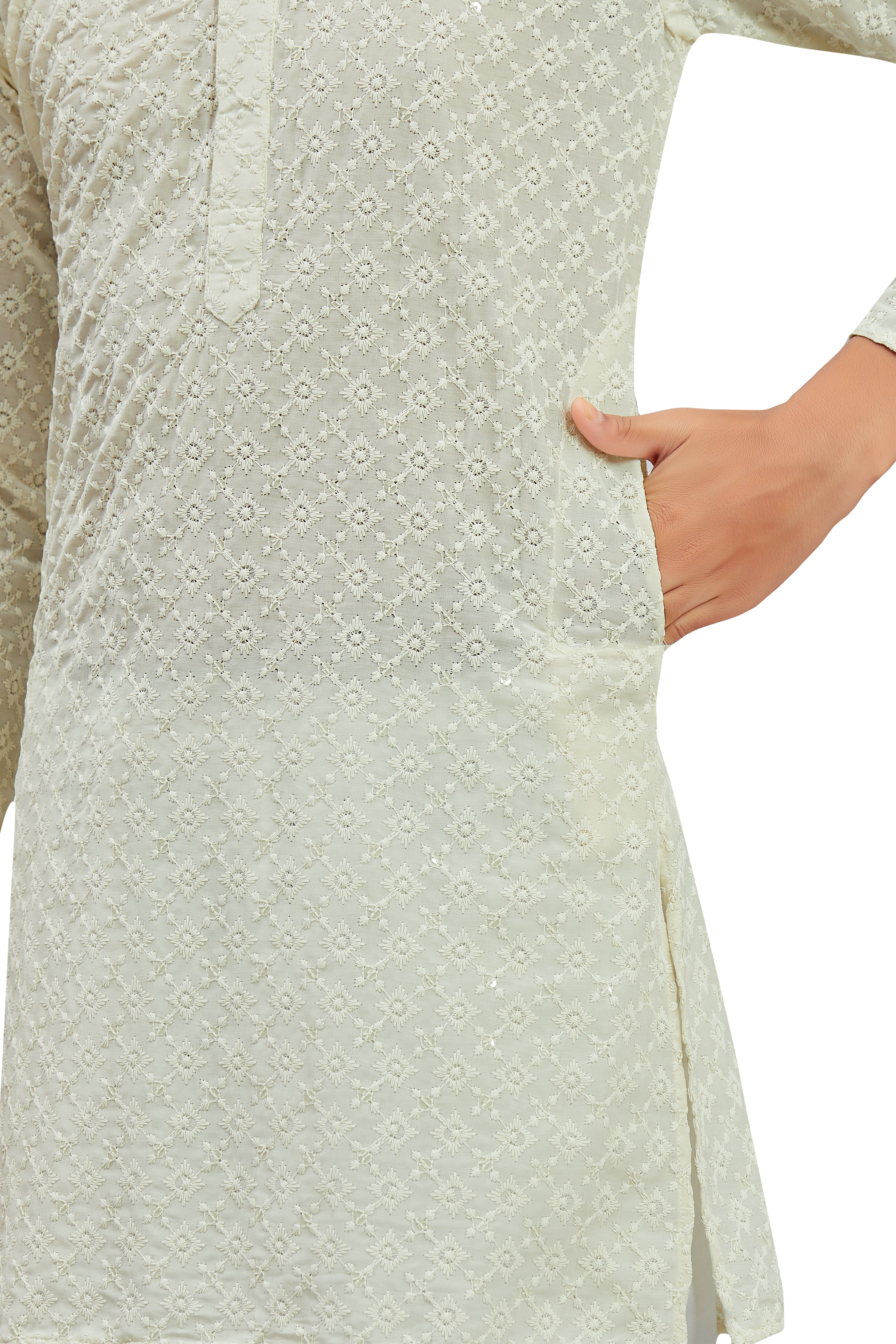Boys Embroidered Kurta Set