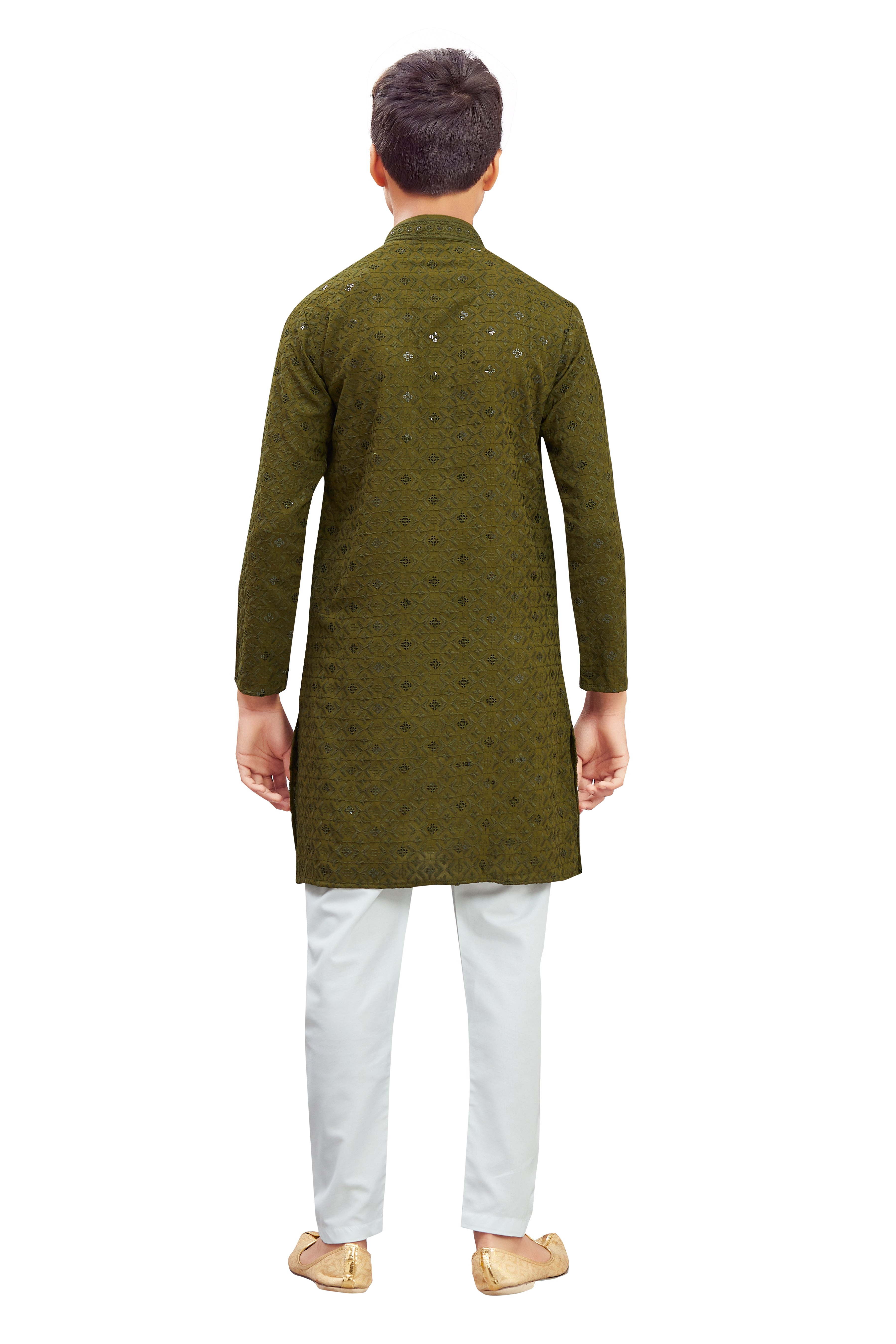 Boys Embroidered Kurta Set