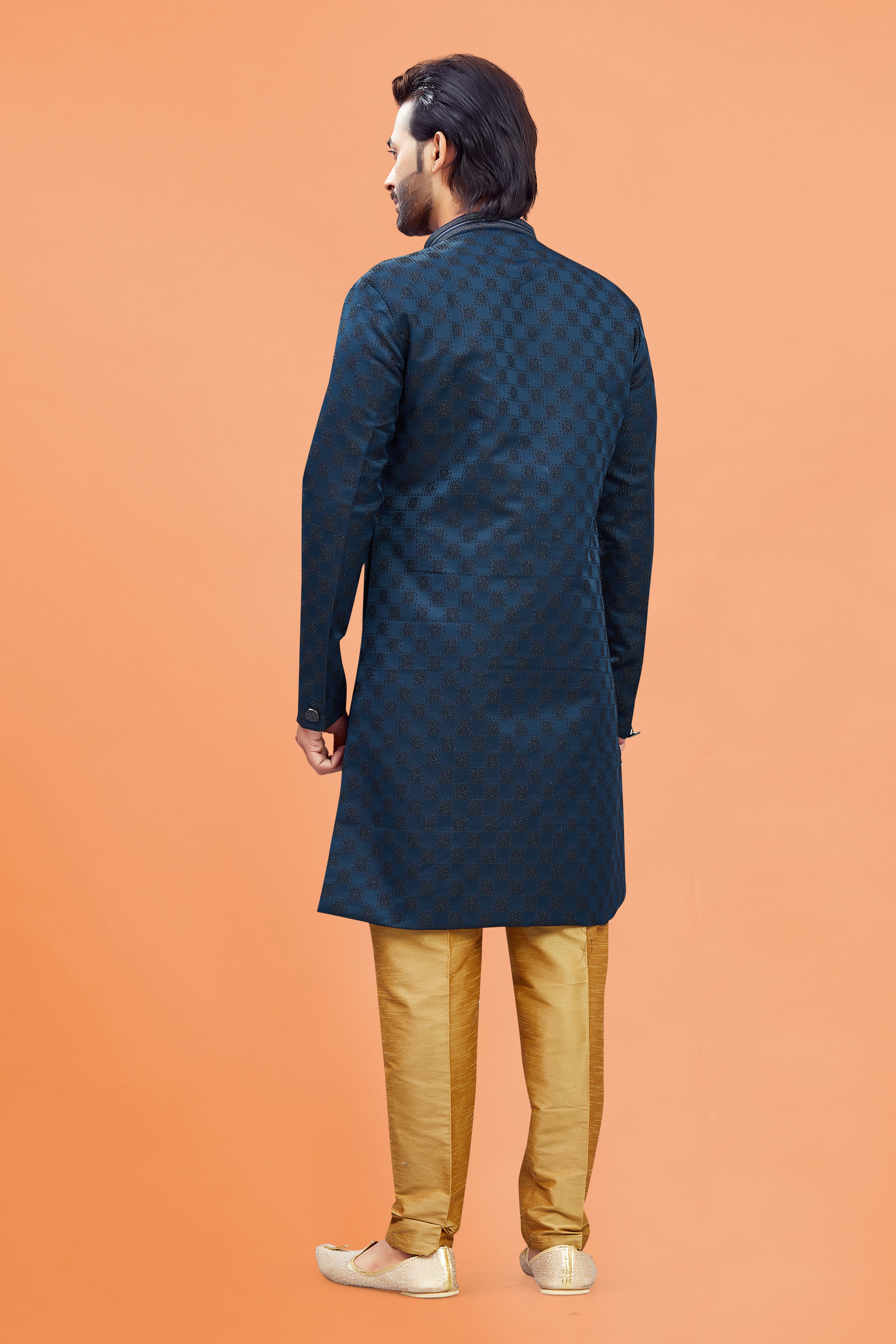 Mens Silk Kurta Set